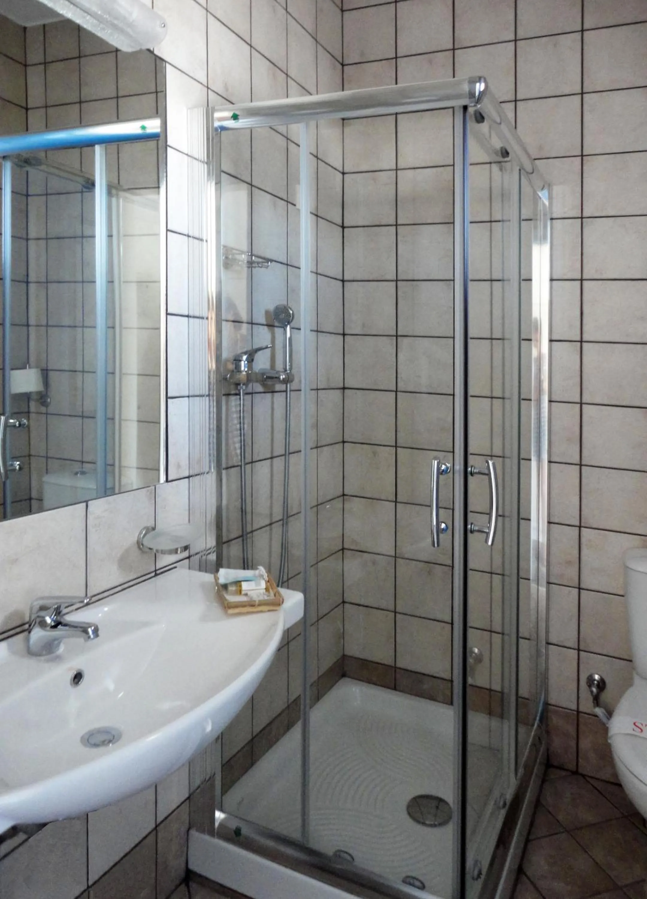 Toilet in Patmos Paradise Hotel