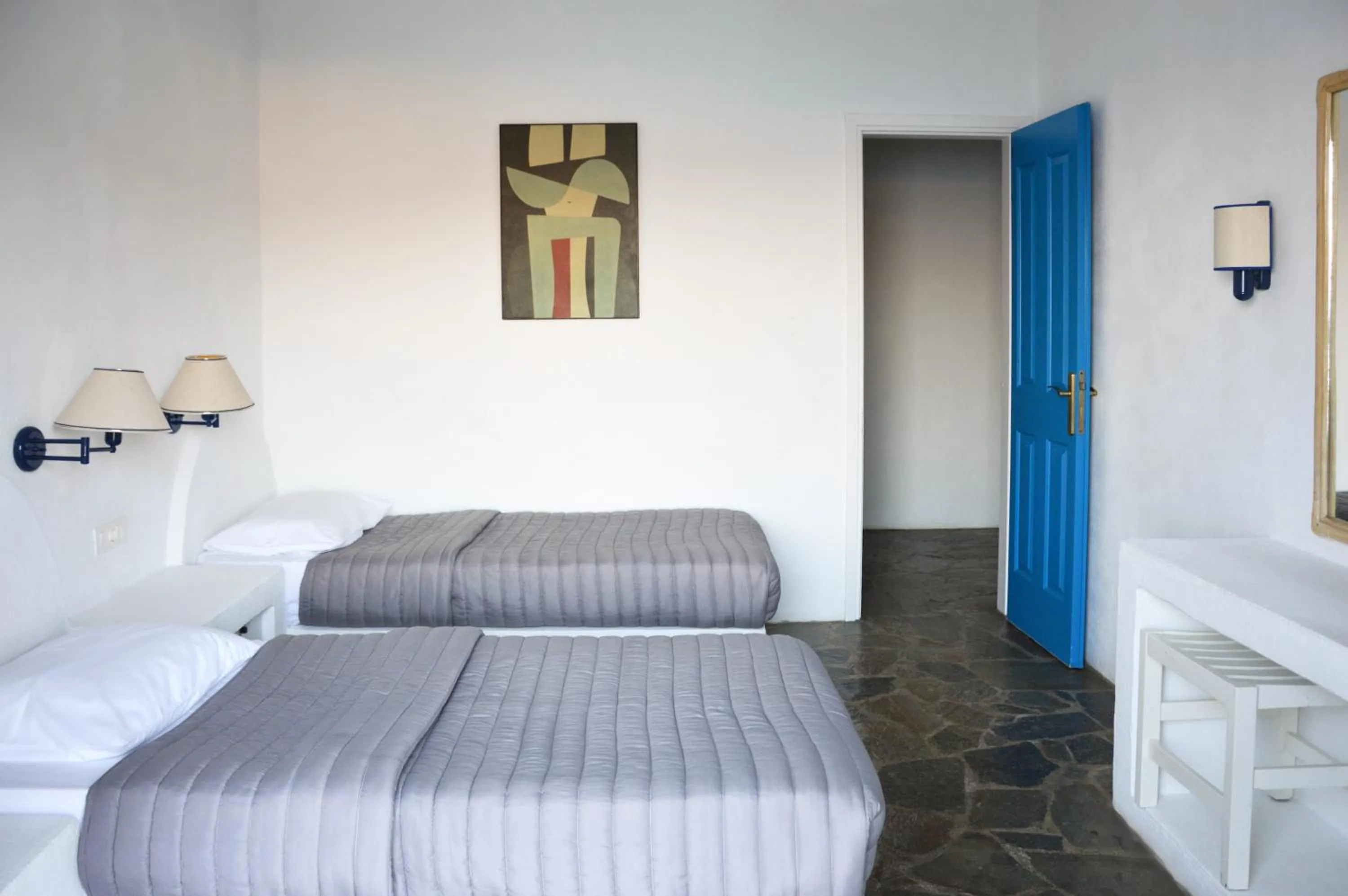 Bedroom, Bed in Patmos Paradise Hotel