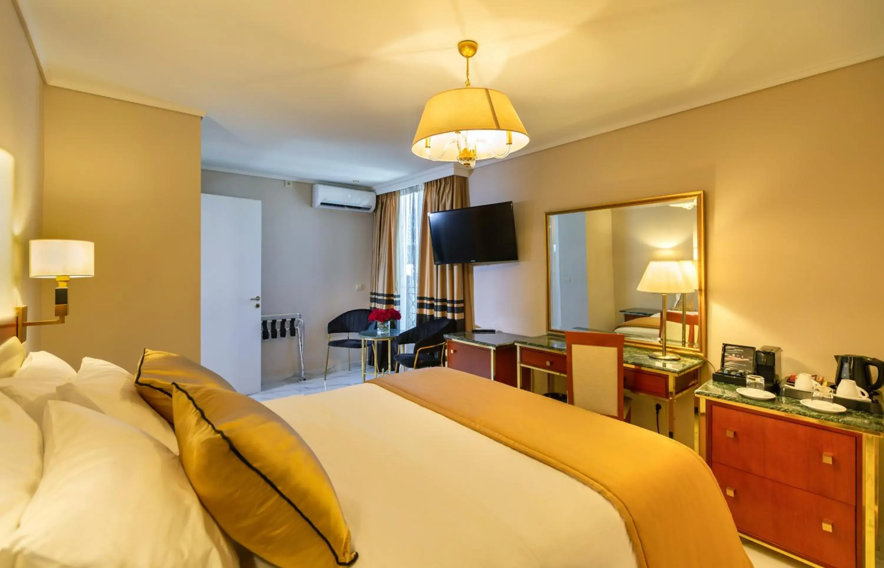 Bedroom, Bed in Ilisia Hotel Athens Bedroom, Bed in Ilisia Hotel Athens