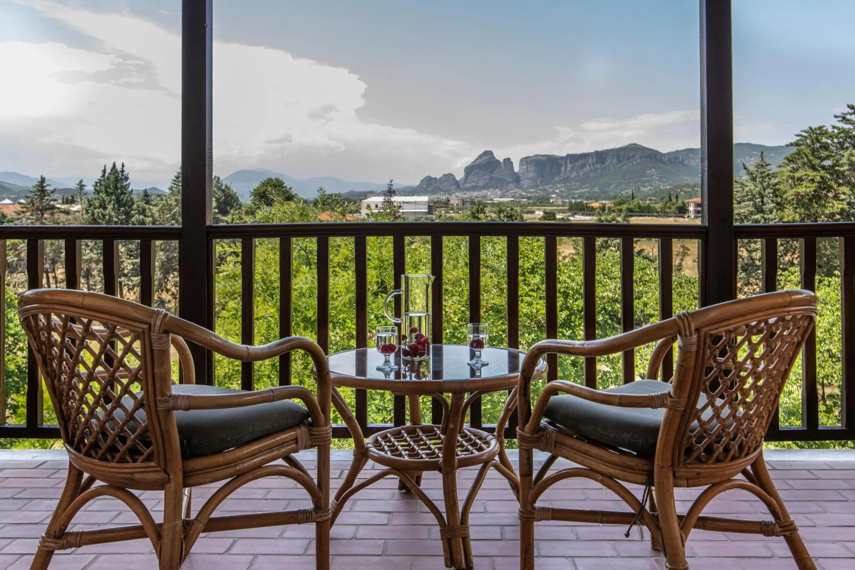 Balcony/Terrace in Amalia Hotel Meteora