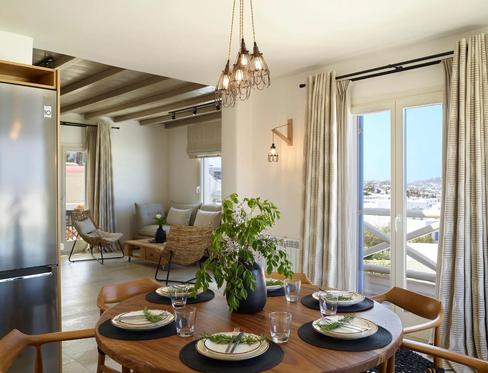 Living room in Vencia Boutique Hotel