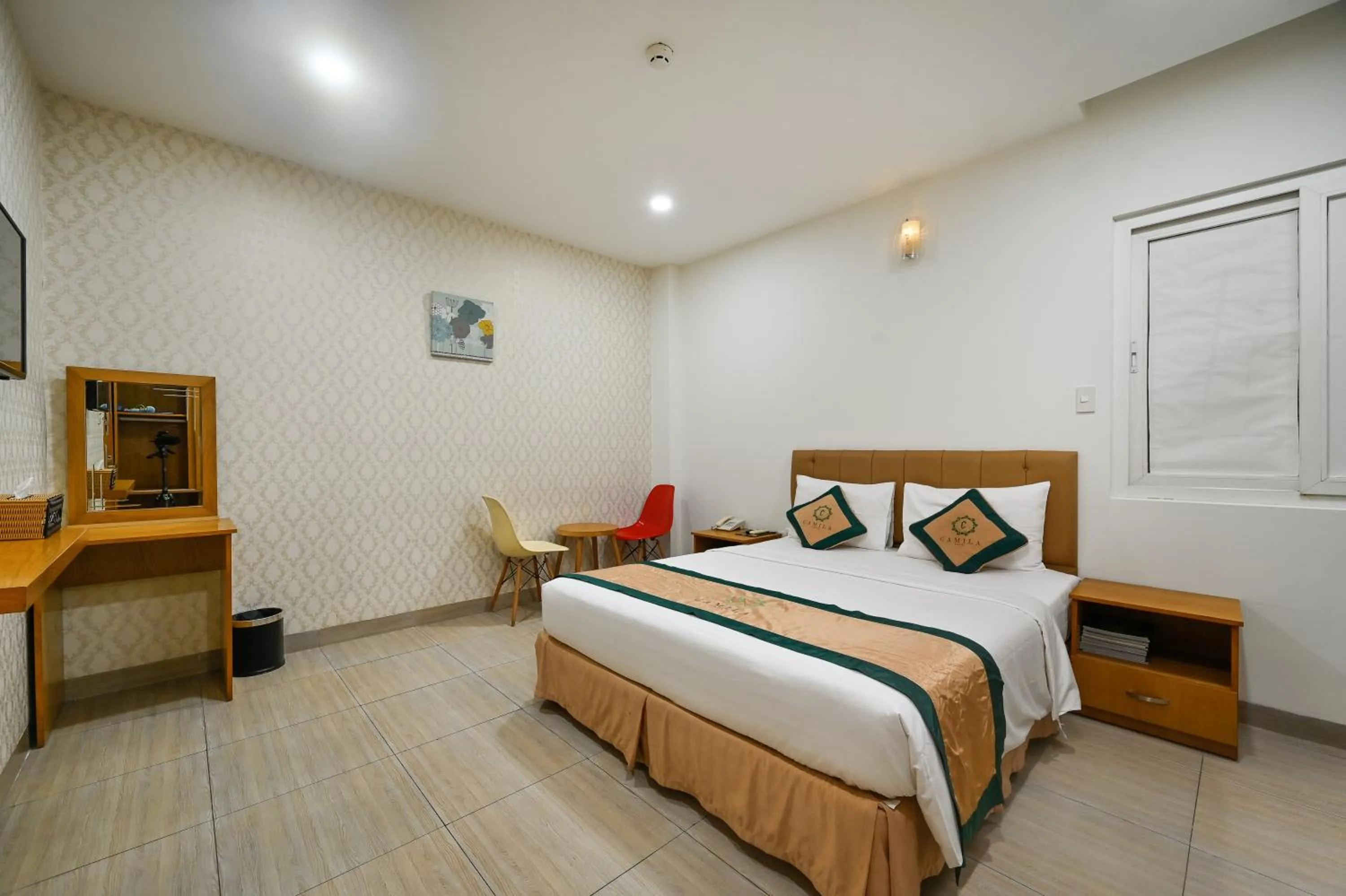 Bed in Camila Airport Hotel