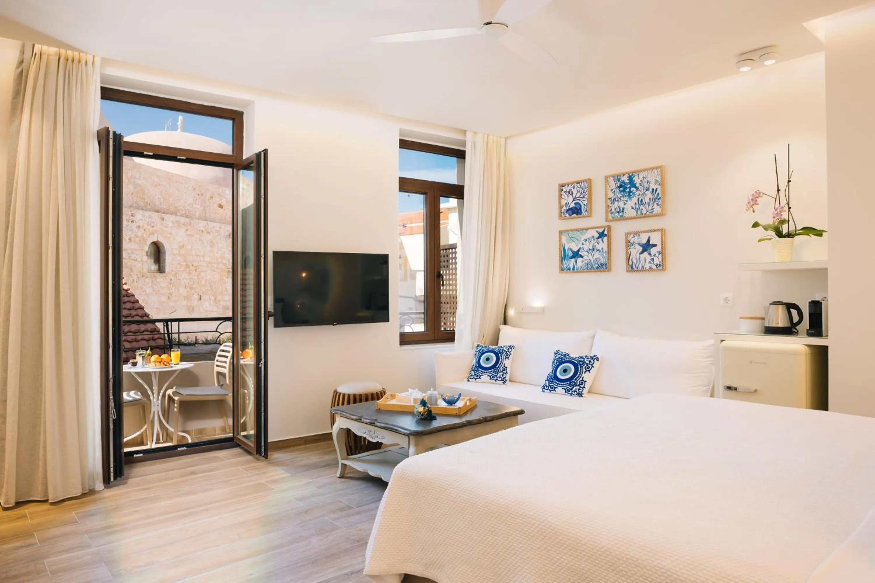 Bed in Casa Moazzo Suites and Apartments