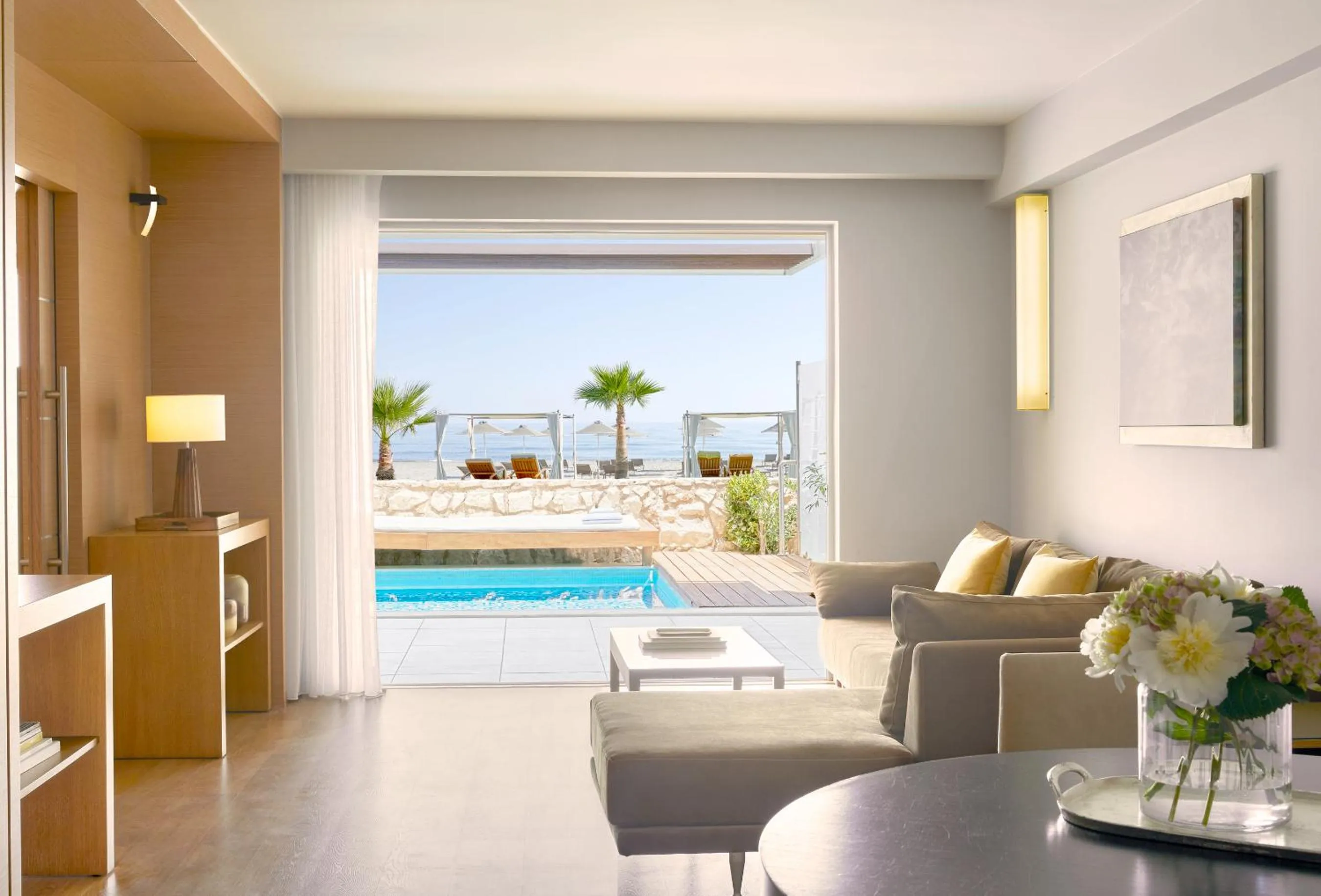 Living room in Minoa Palace Resort