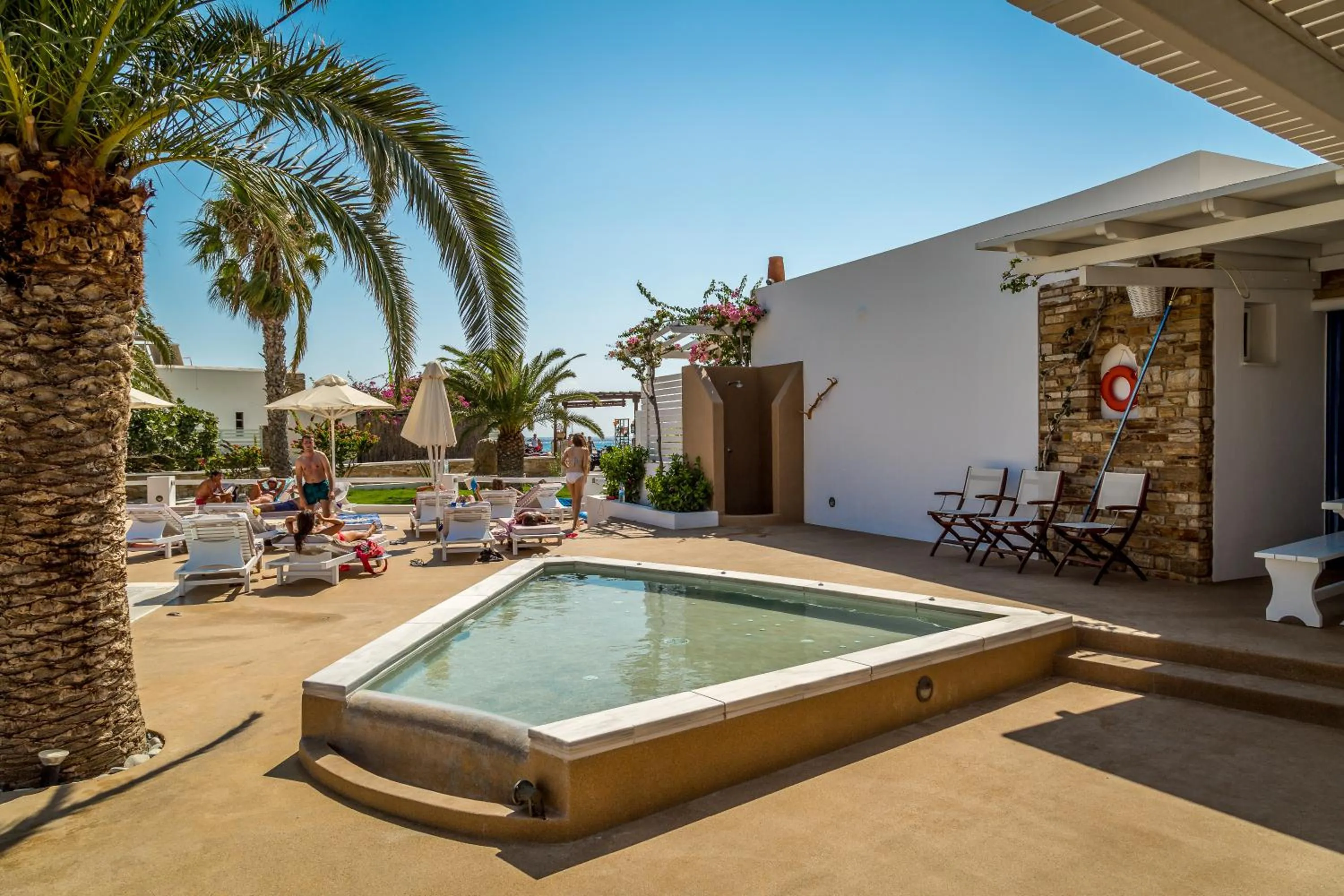 Balcony/Terrace in Hotel Aegeon