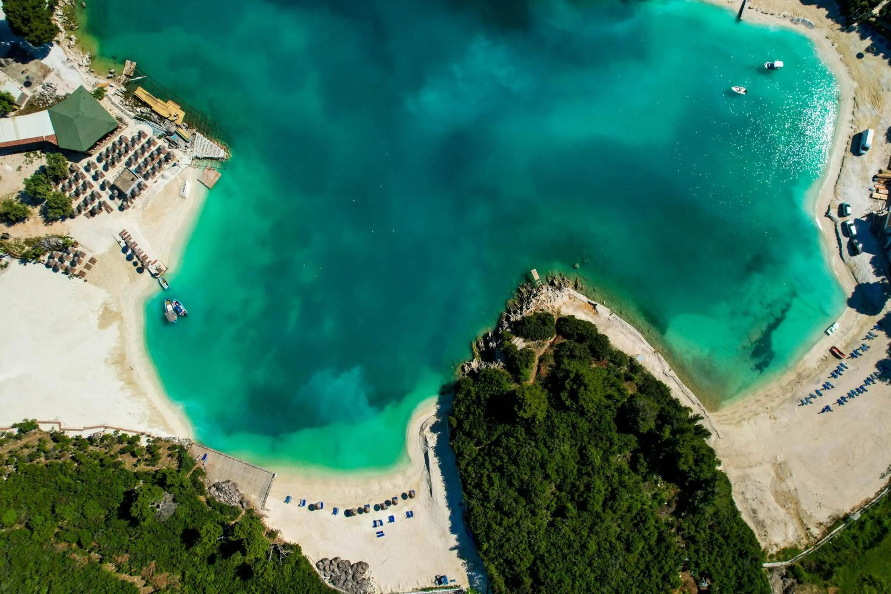 Bird's eye view in Hotel Two Mermaids Ksamil