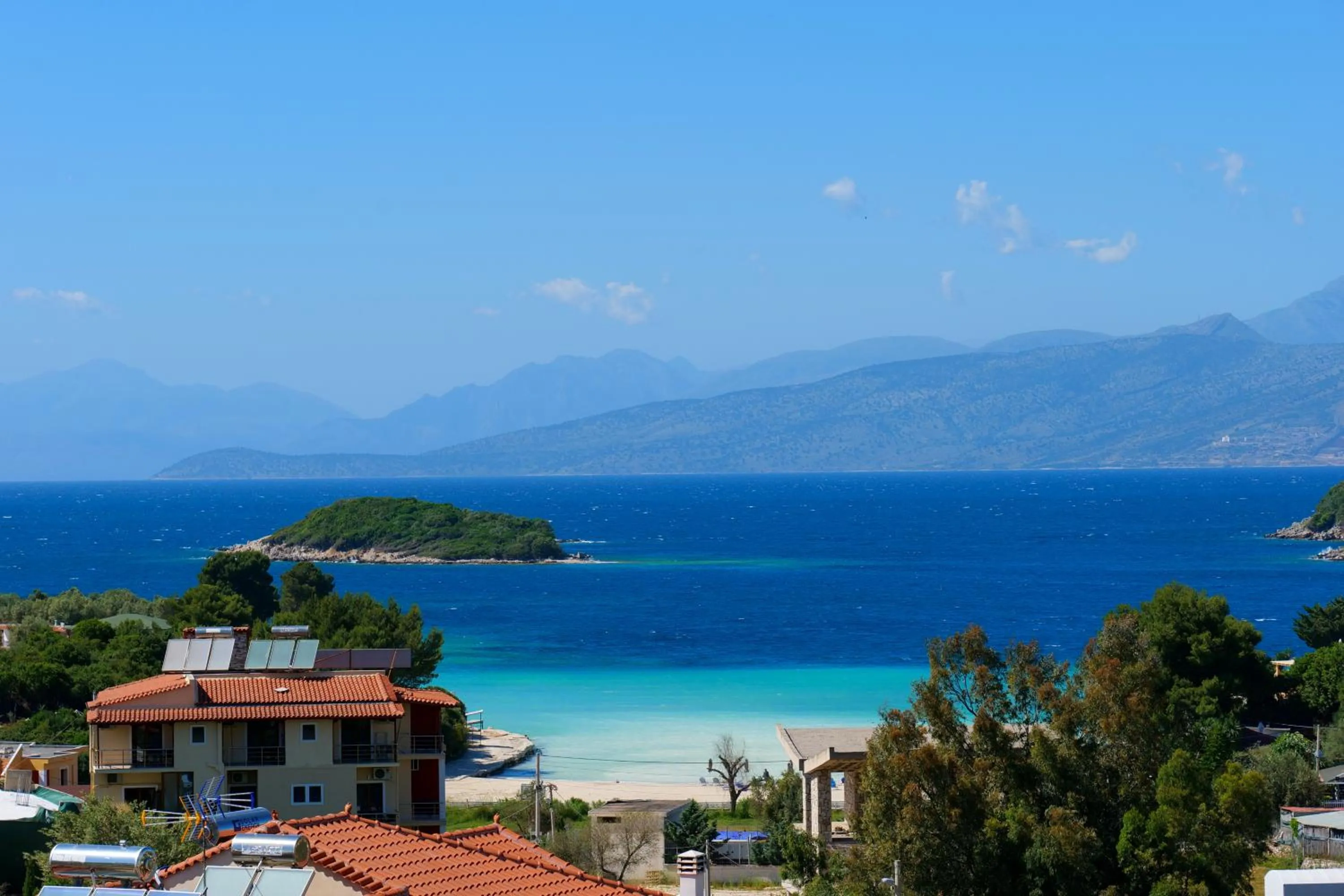 Sea view in Hotel Two Mermaids Ksamil