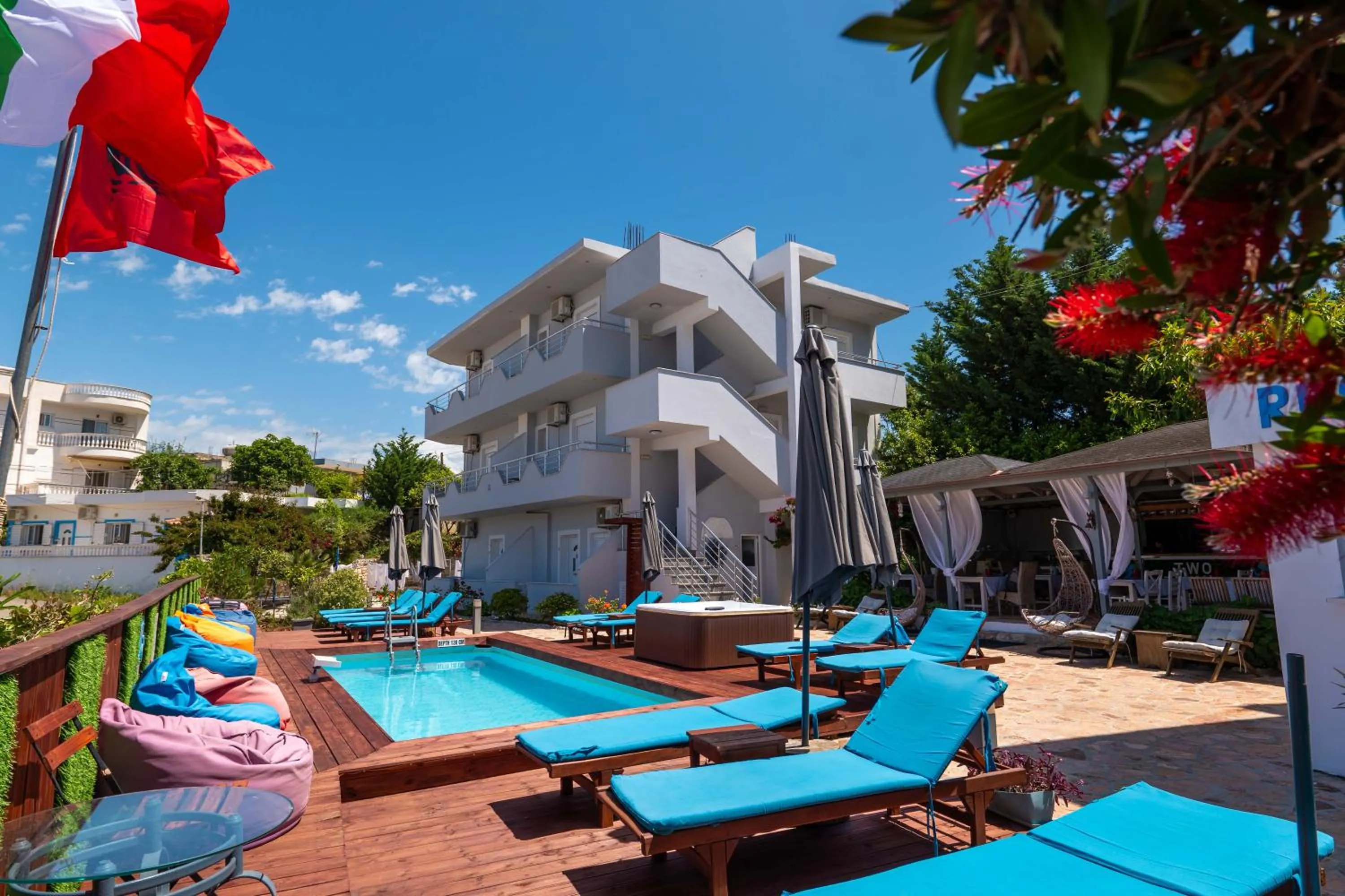 Property building in Hotel Two Mermaids Ksamil