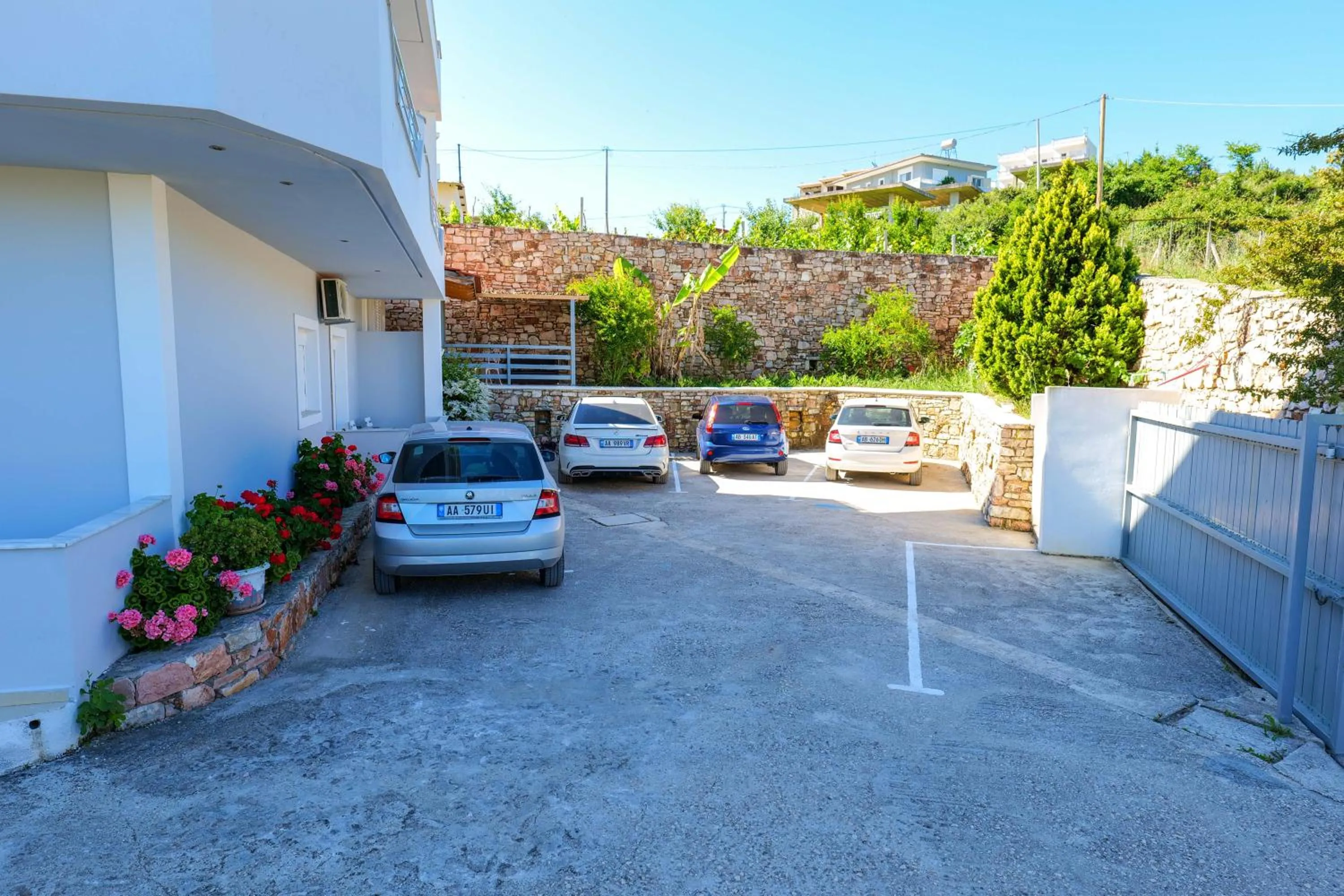 Patio in Hotel Two Mermaids Ksamil