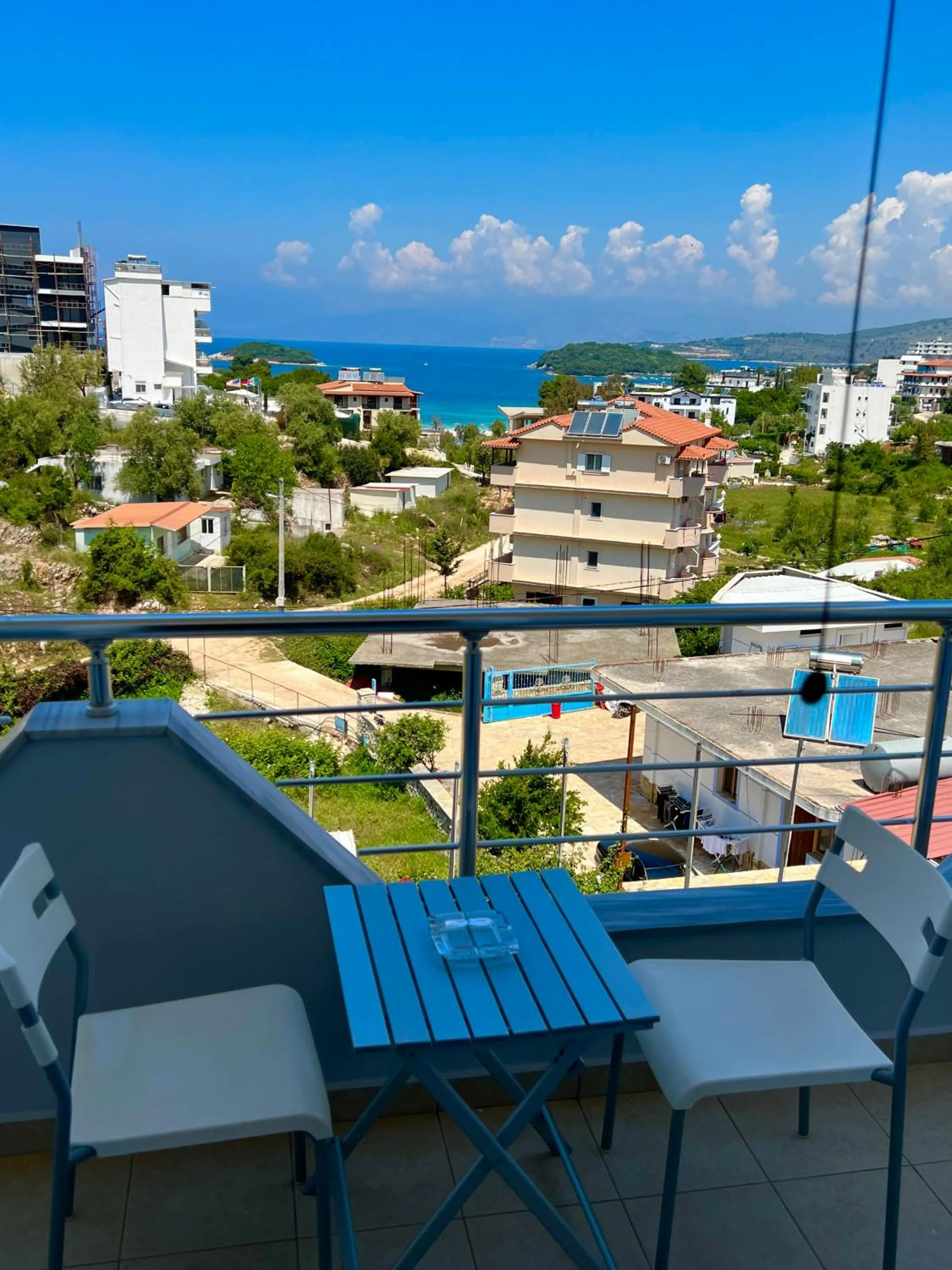Balcony/Terrace in Hotel Two Mermaids Ksamil