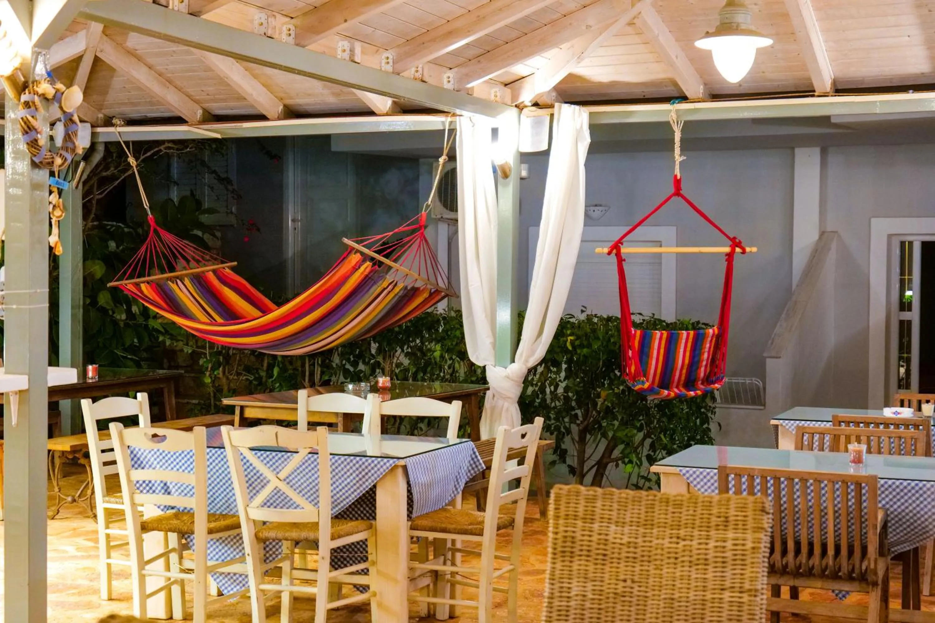 Patio in Hotel Two Mermaids Ksamil