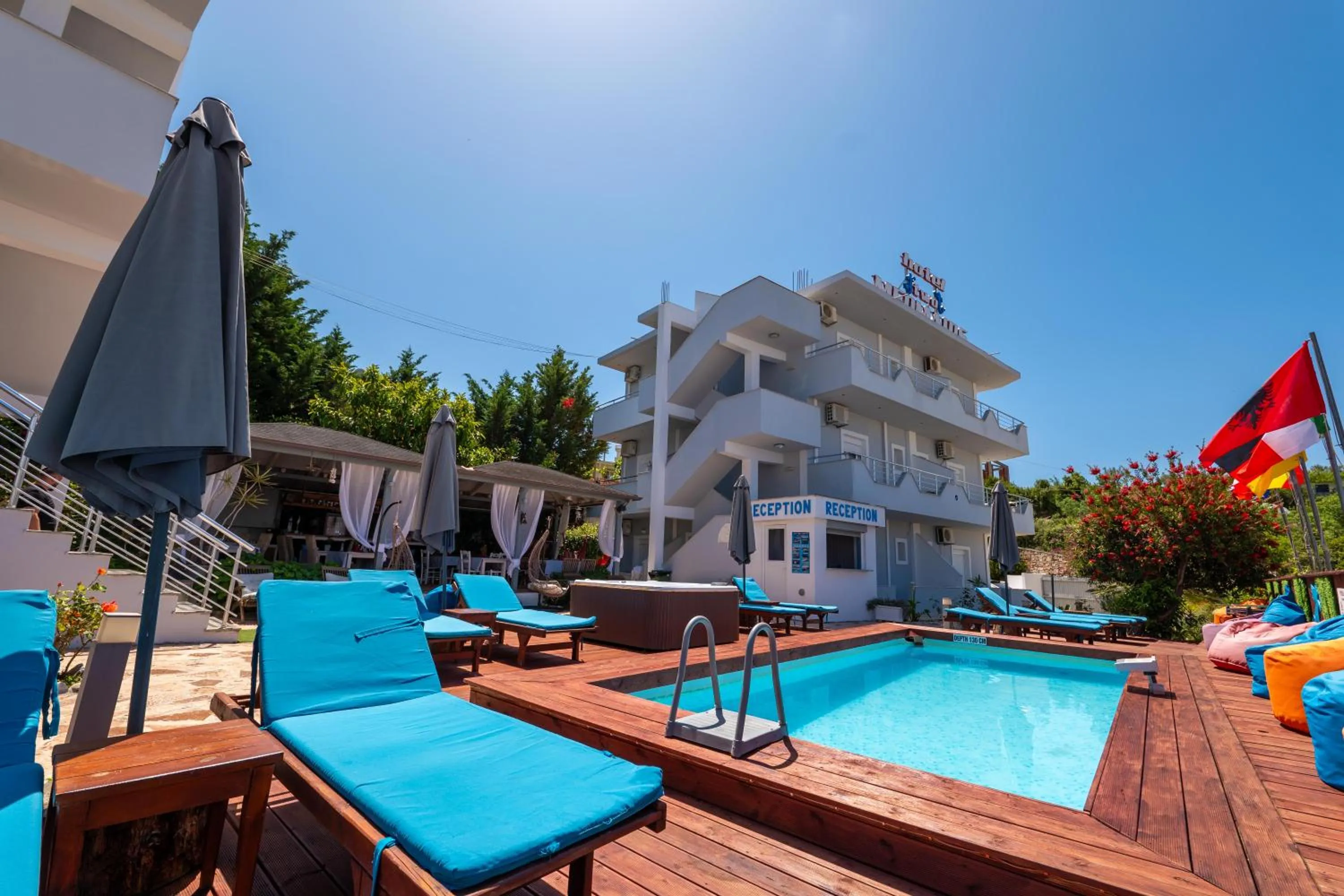 Property building in Hotel Two Mermaids Ksamil