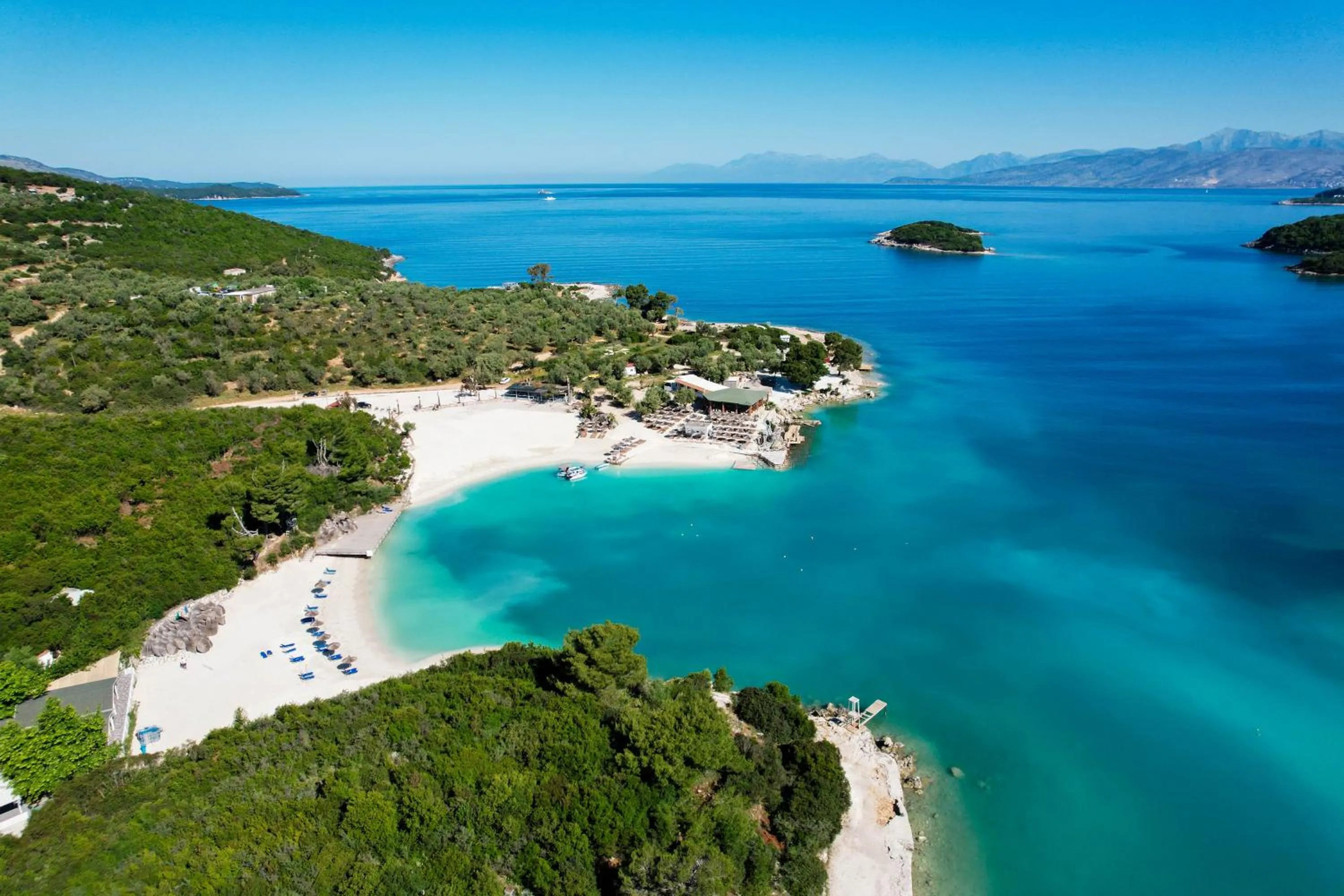 Natural landscape in Hotel Two Mermaids Ksamil