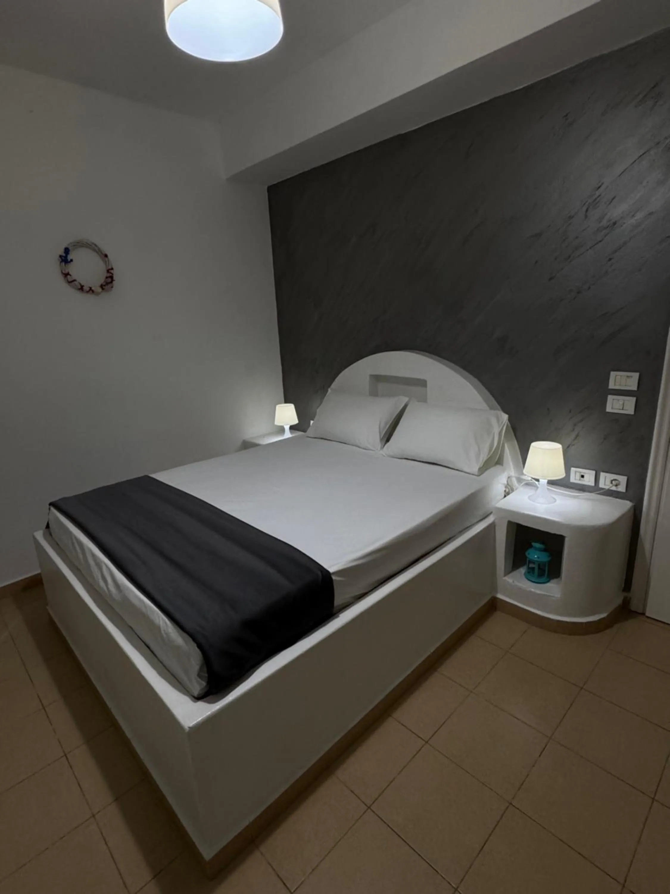 Bed in Hotel Two Mermaids Ksamil