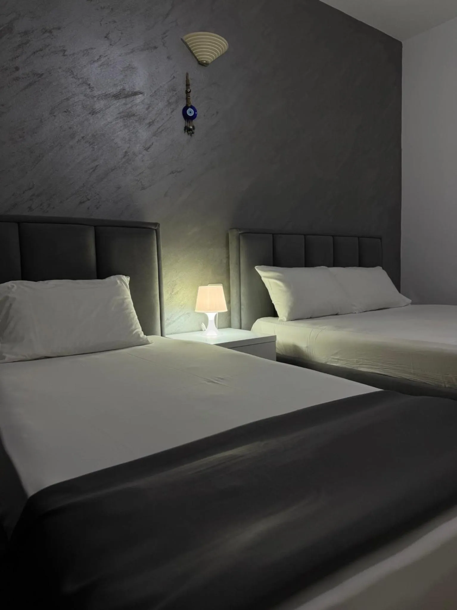 Bed in Hotel Two Mermaids Ksamil