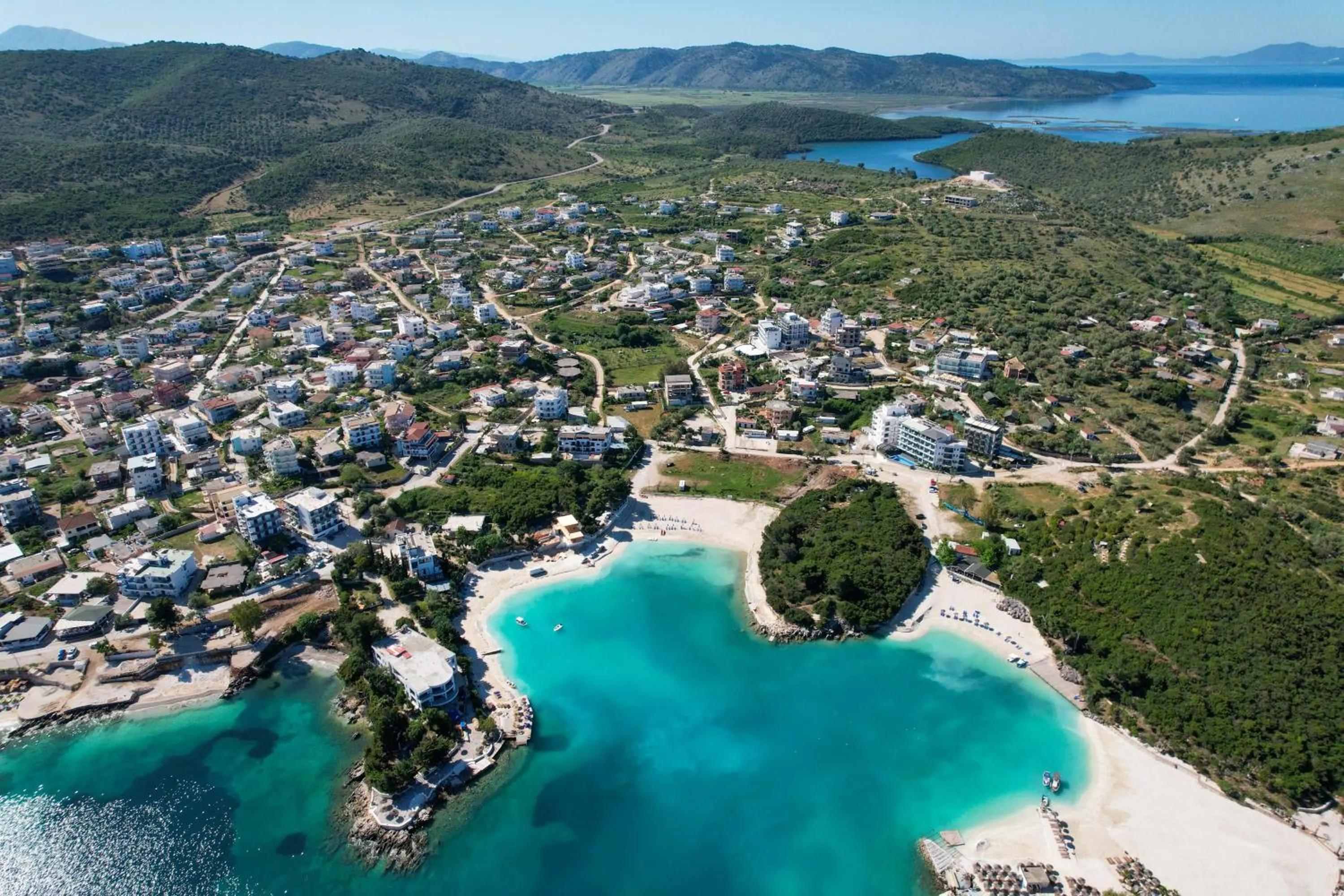 Bird's eye view in Hotel Two Mermaids Ksamil