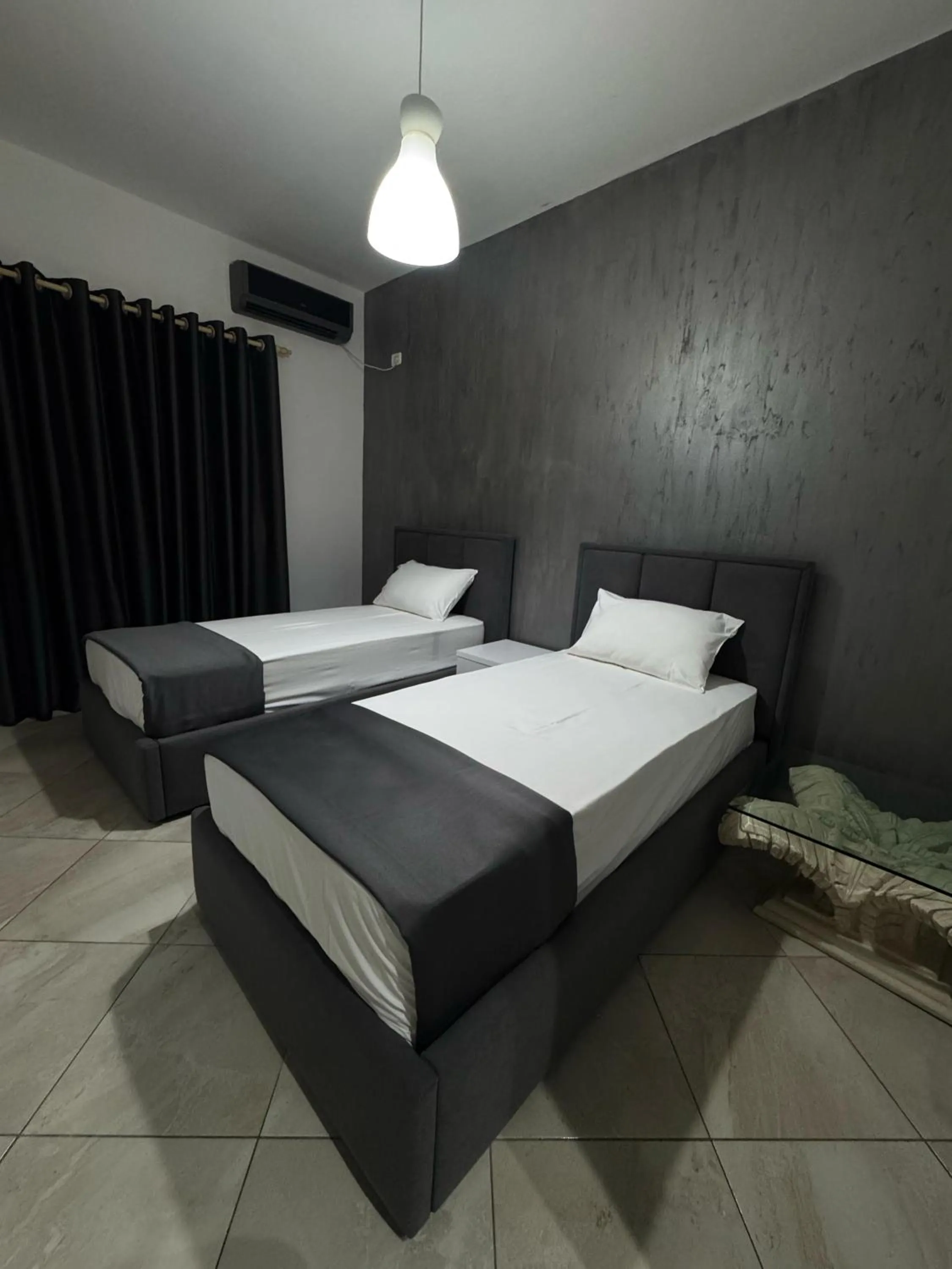 Bed in Hotel Two Mermaids Ksamil