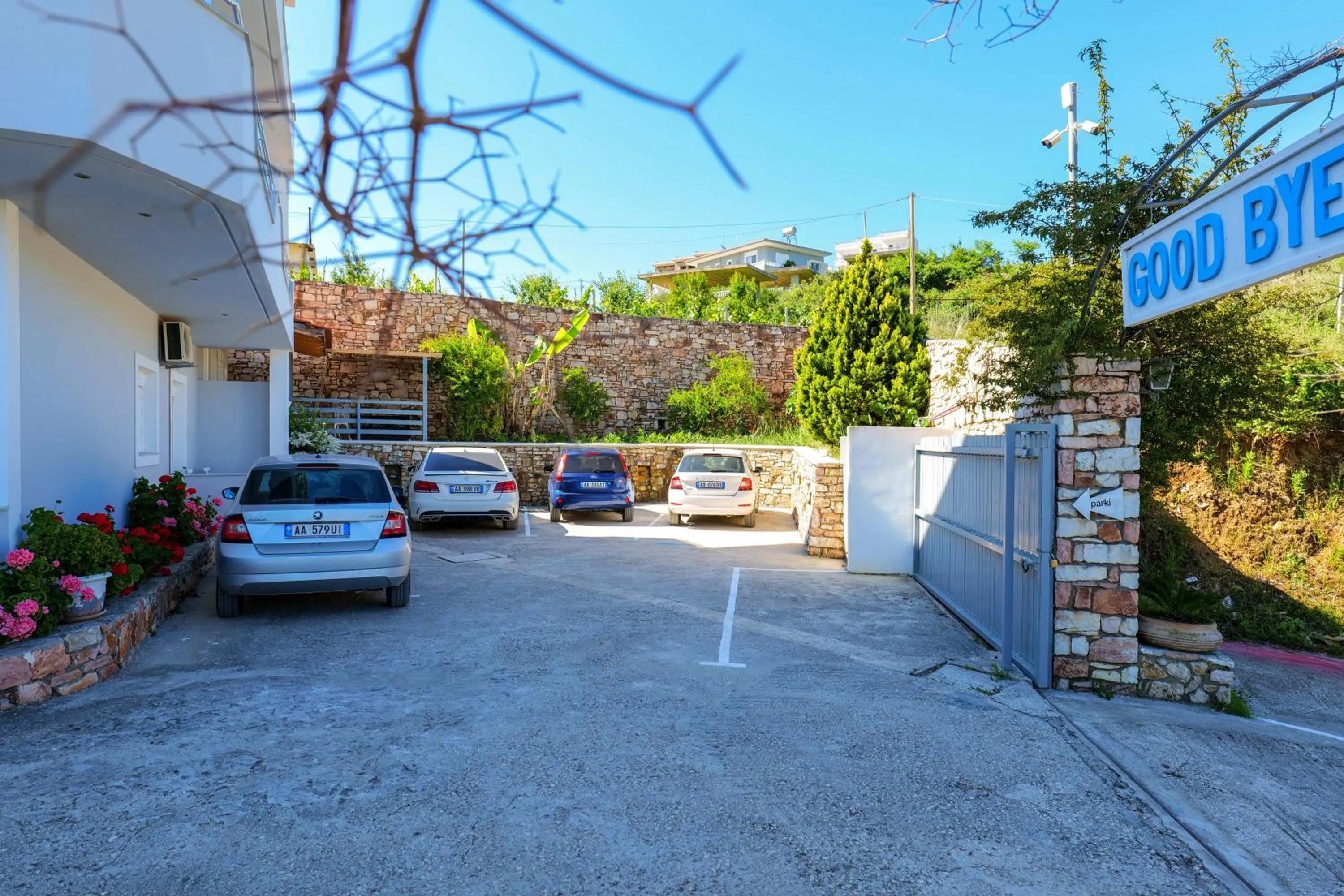 Parking in Hotel Two Mermaids Ksamil