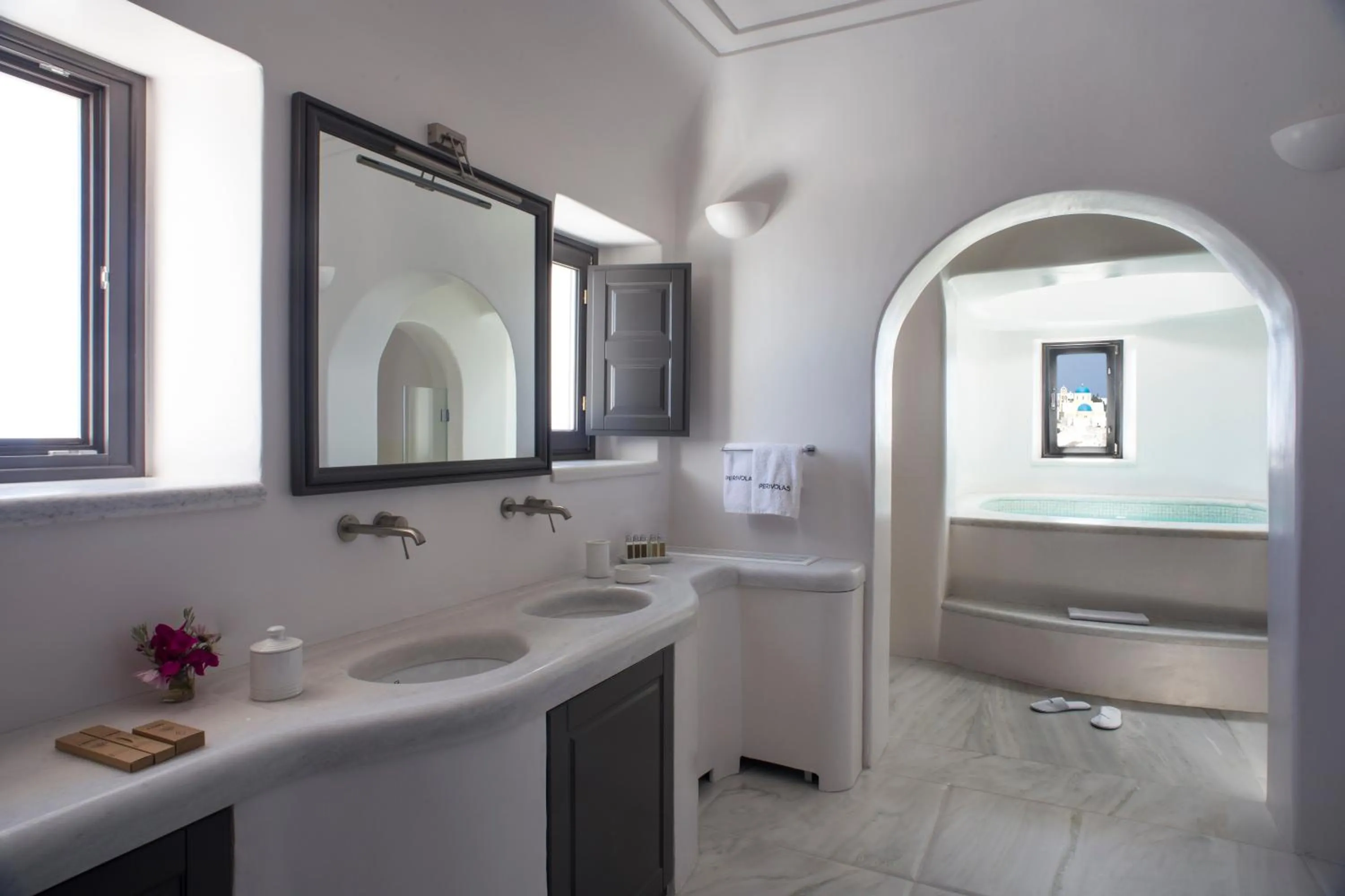 Bathroom in Perivolas Hotel