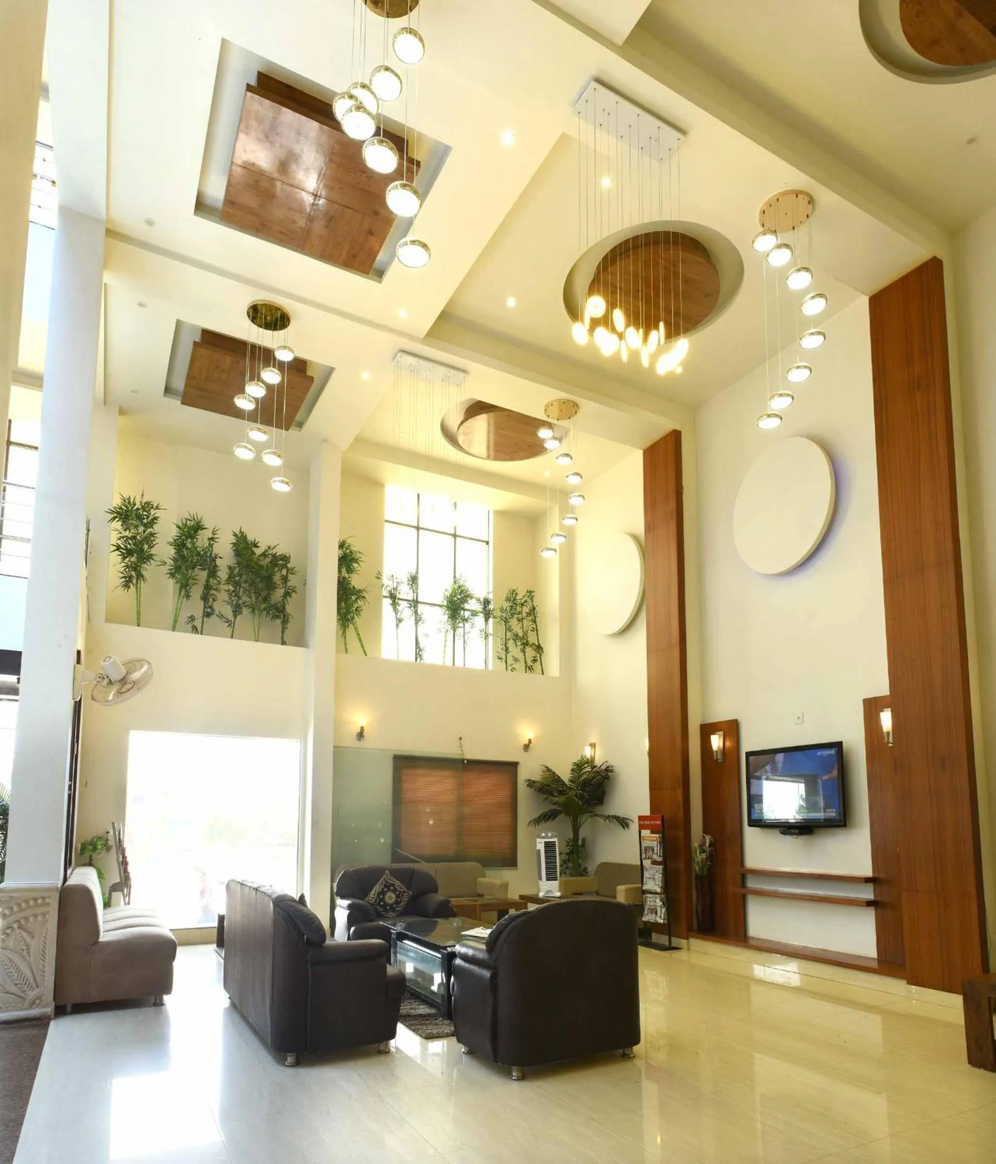 Seating area in The Dwarika Hotel