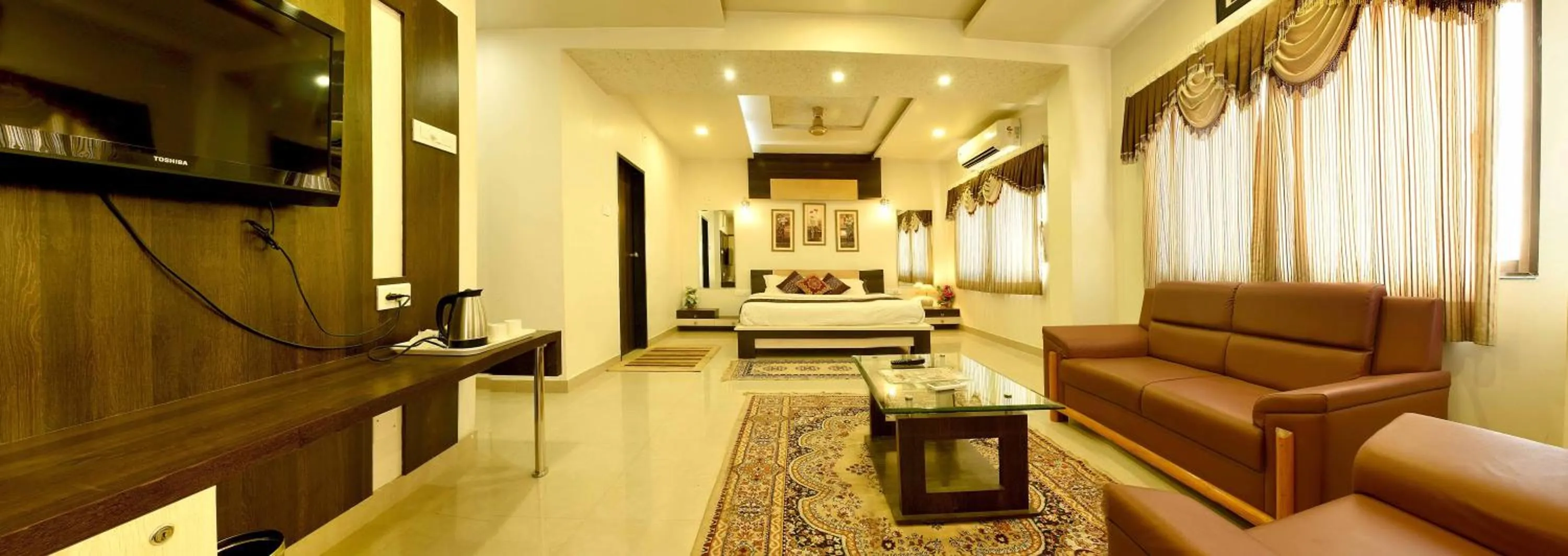 Living room in The Dwarika Hotel