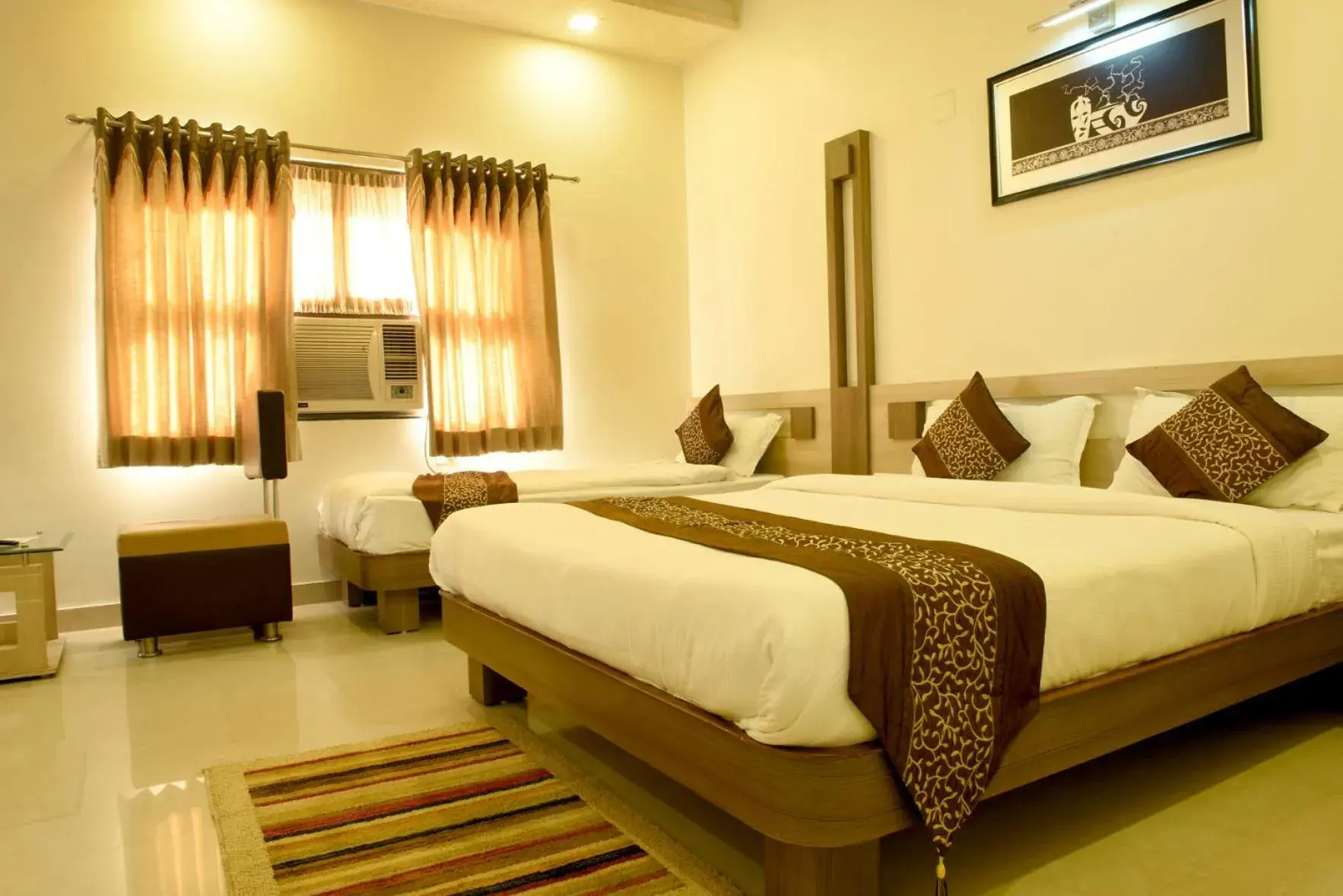 Bed in The Dwarika Hotel Bed in The Dwarika Hotel