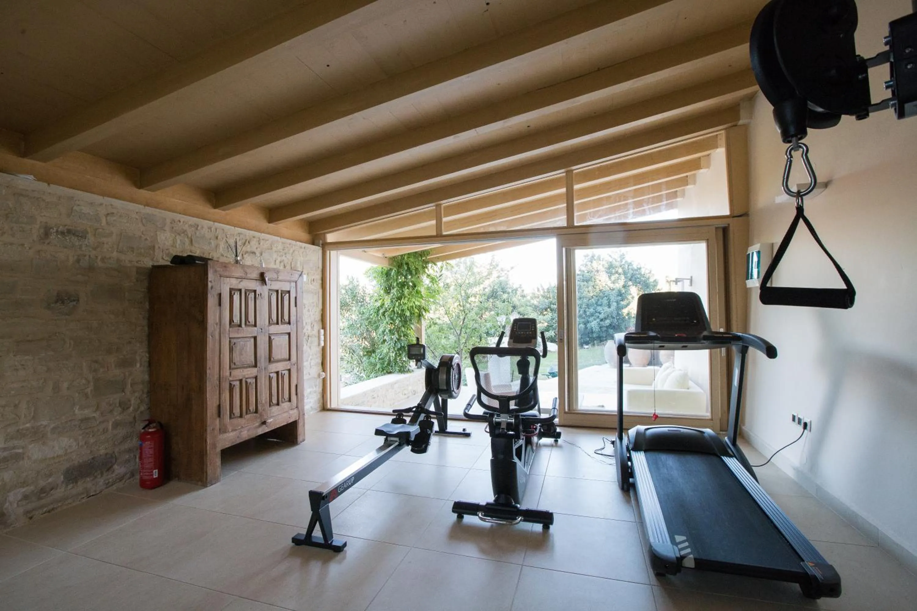 Fitness centre/facilities in Kapsaliana Village Hotel
