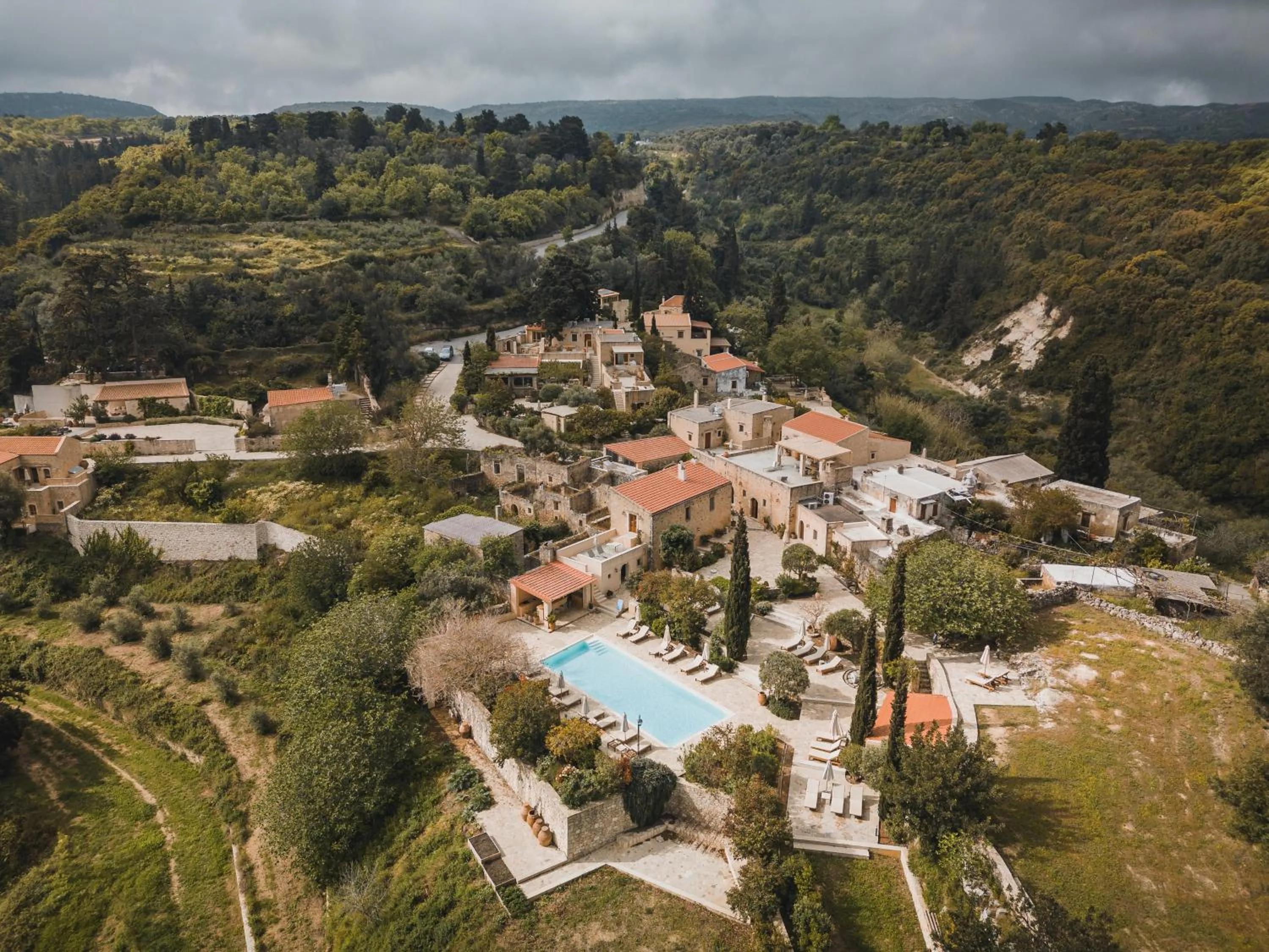 Bird's eye view in Kapsaliana Village Hotel