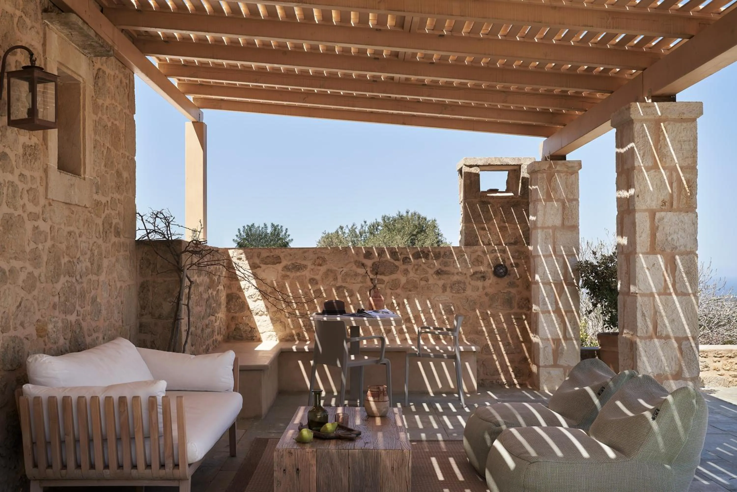 Balcony/Terrace in Kapsaliana Village Hotel