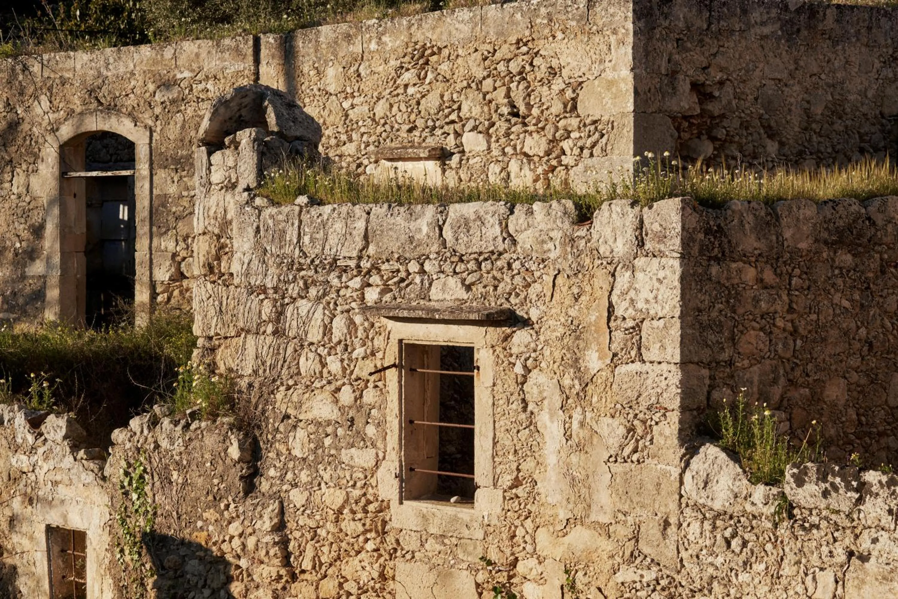 Property building in Kapsaliana Village Hotel