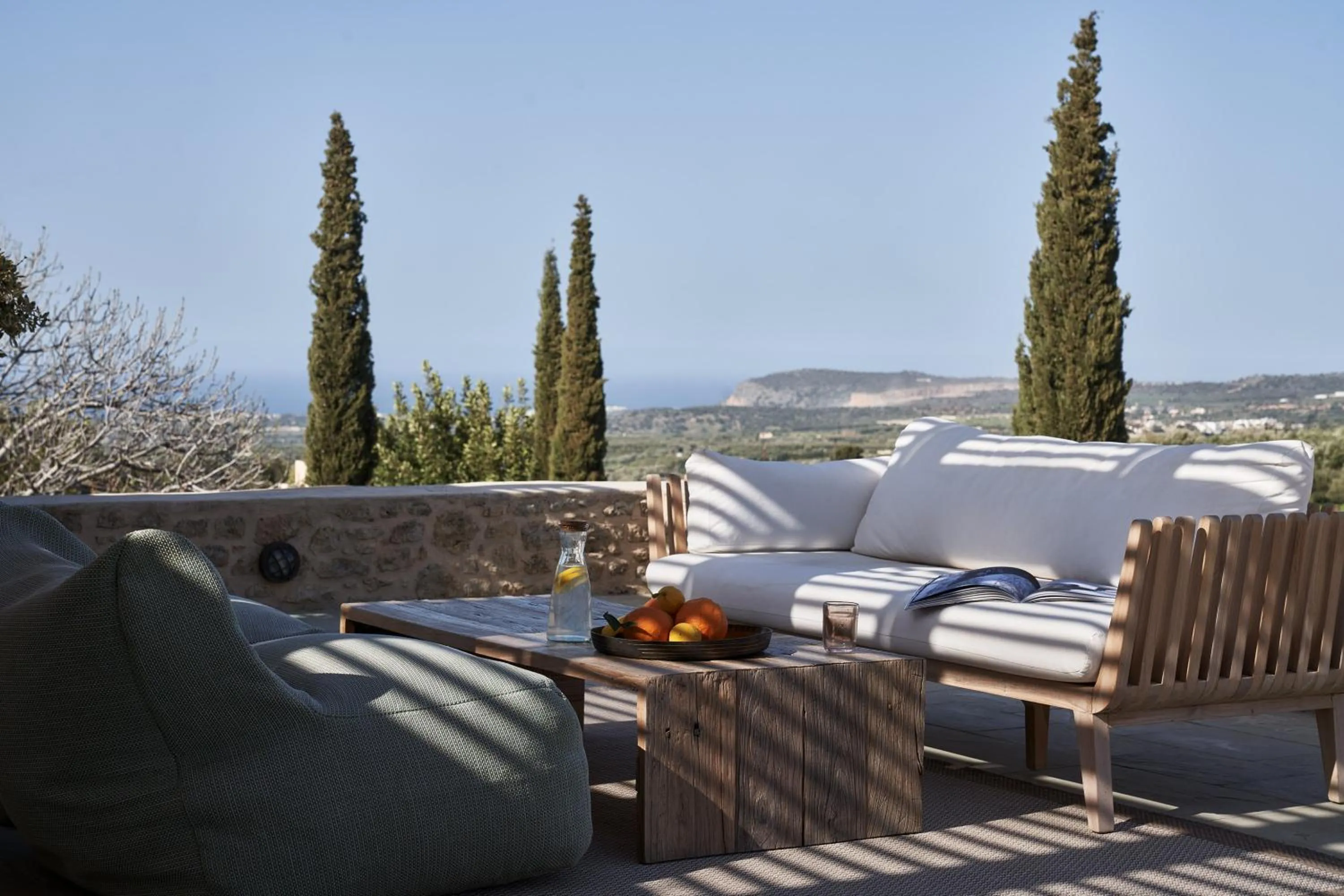 Balcony/Terrace in Kapsaliana Village Hotel