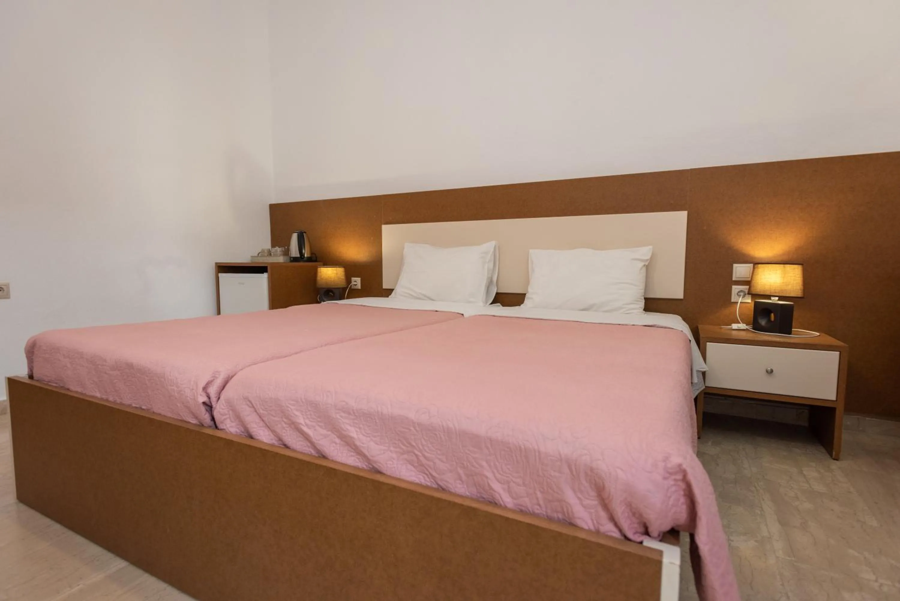 Bed in Hotel Coral Matala