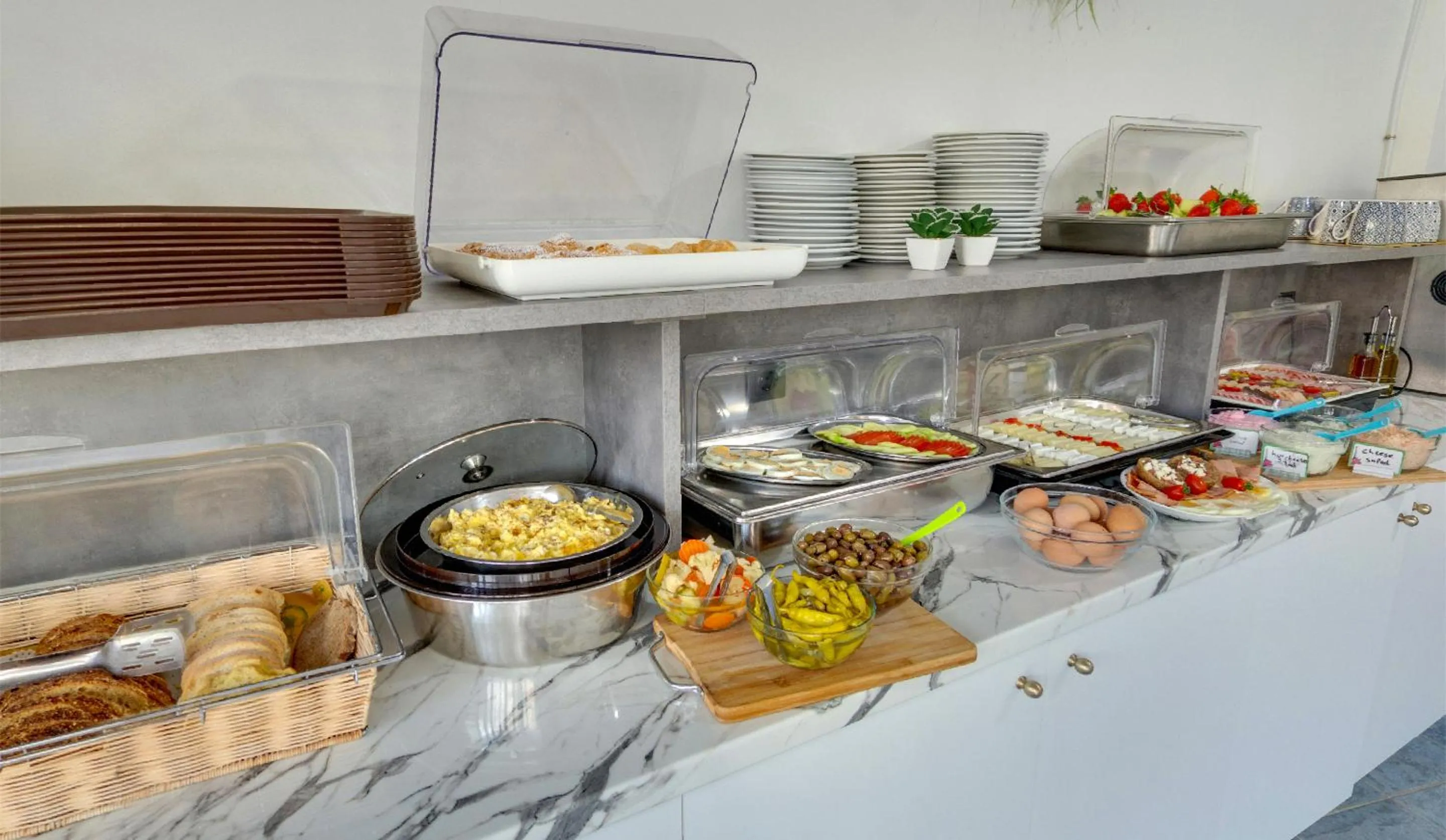 Breakfast in Hotel Coral Matala