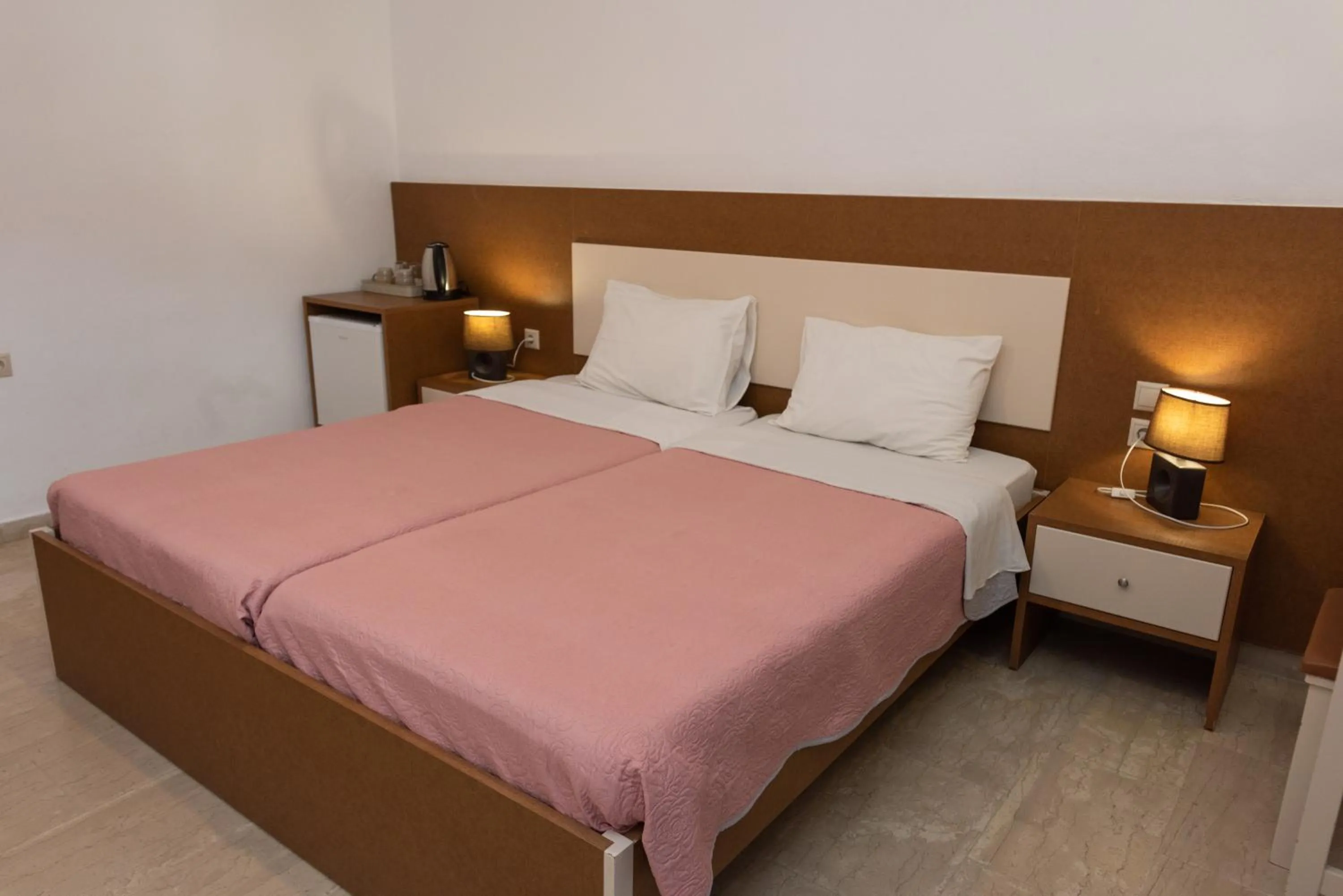 Bed in Hotel Coral Matala