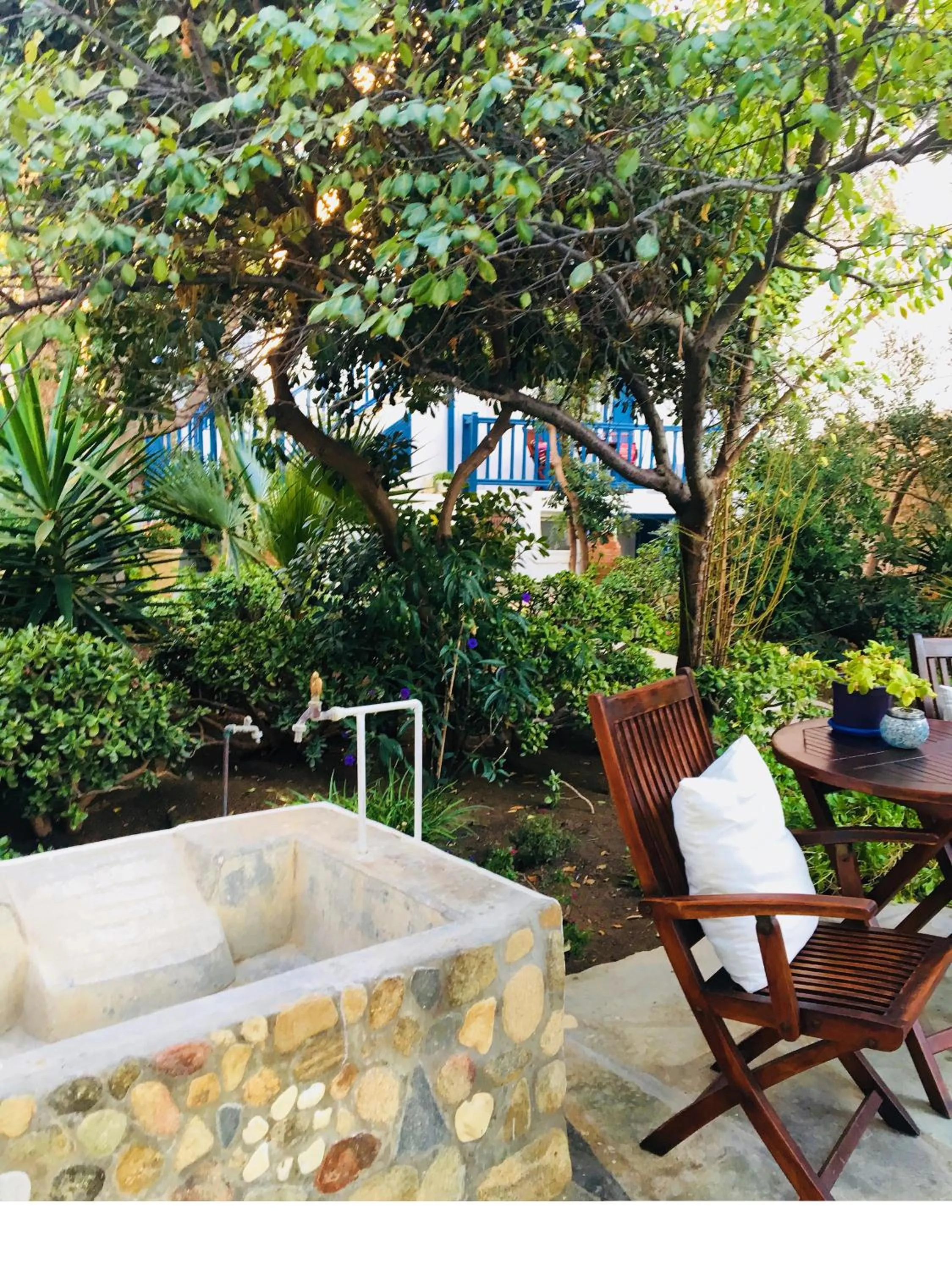 Garden view in Matina Hotel