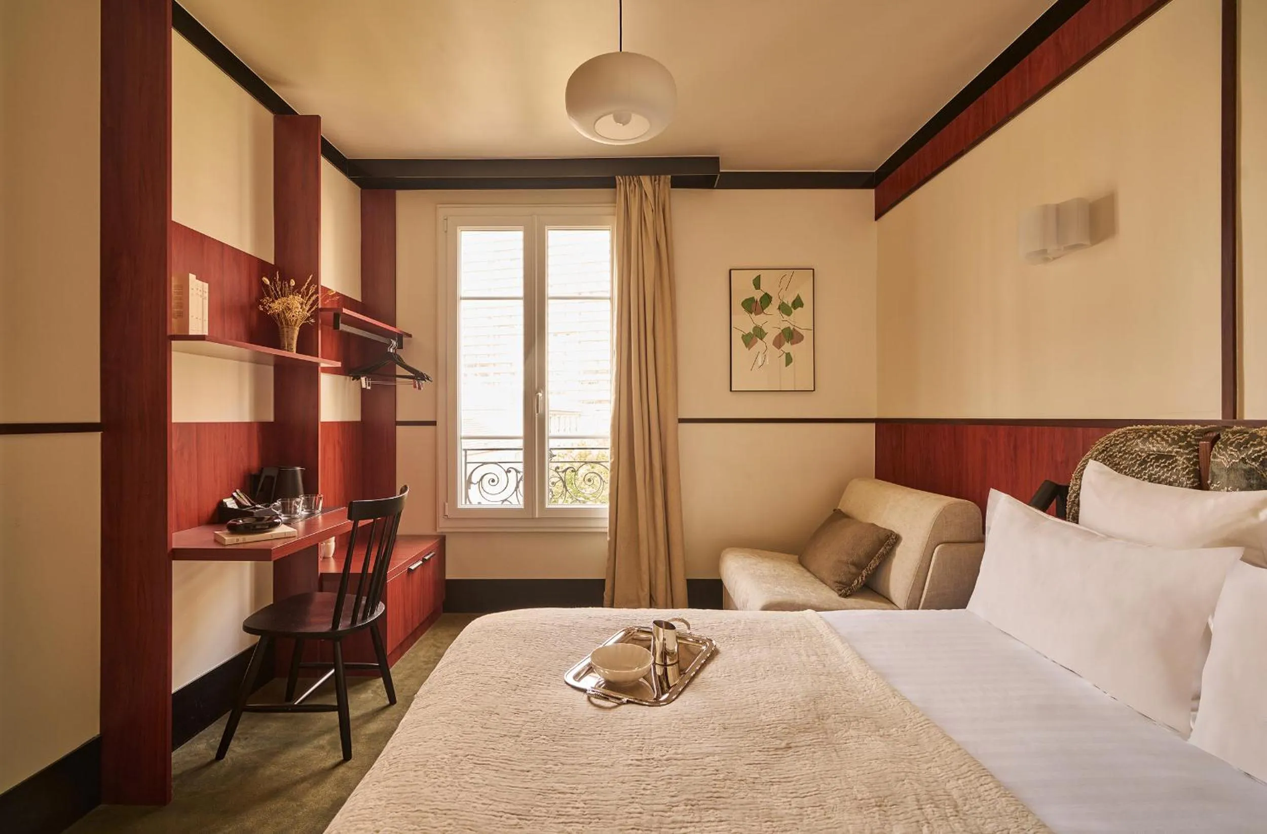 Bedroom, Bed in Hôtel Marguerite