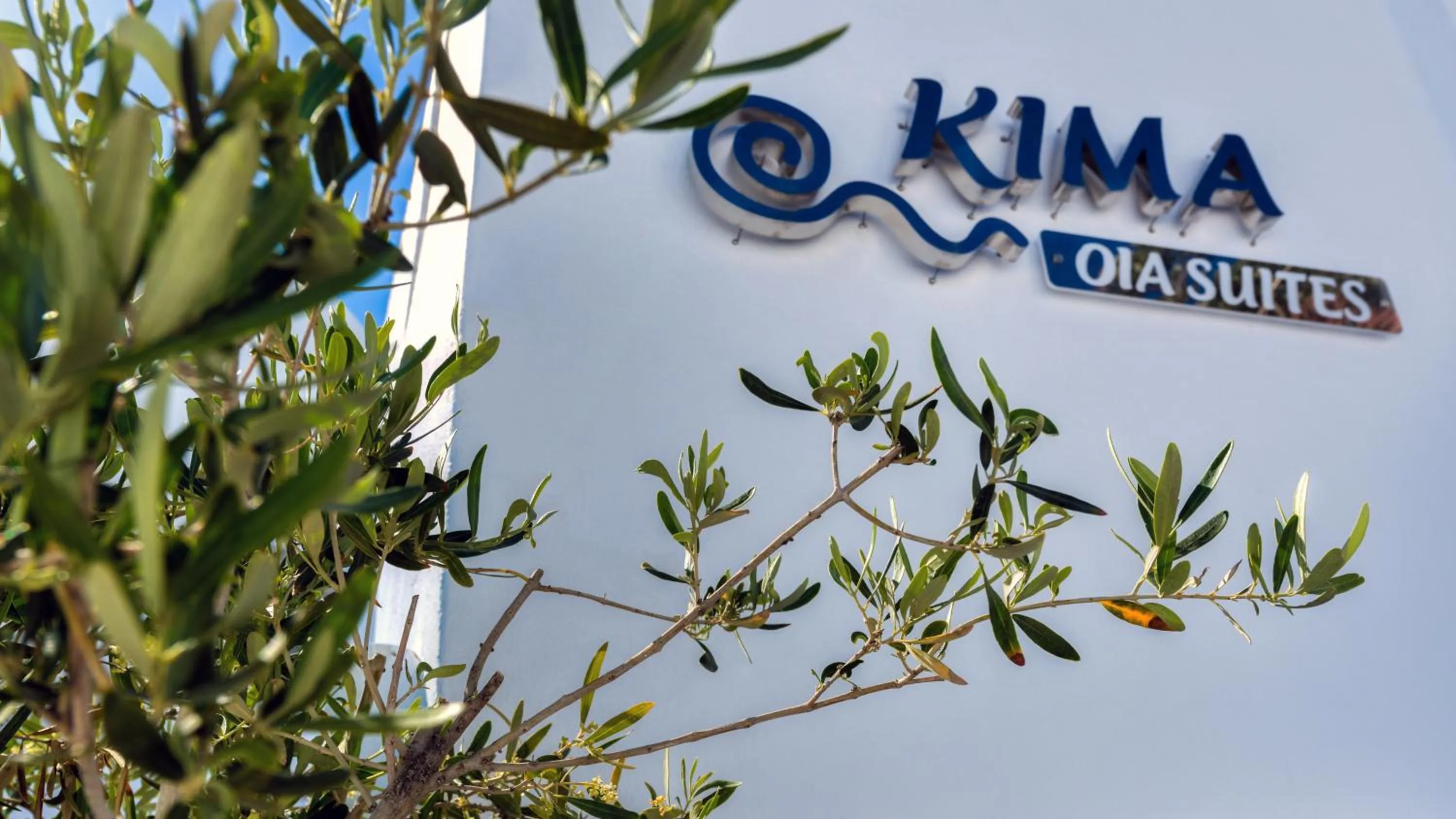 Property logo or sign in Kima Oia Suites