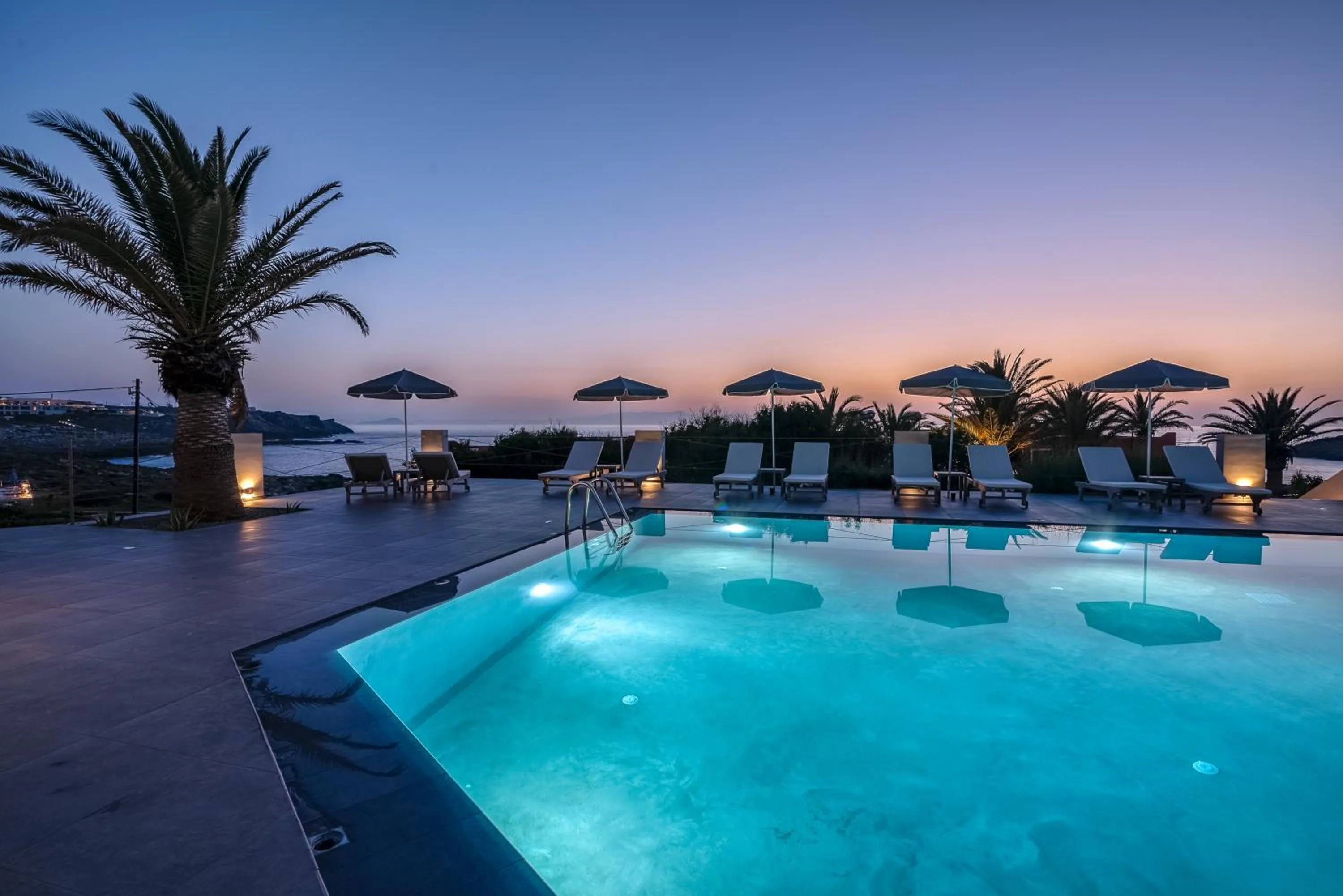 Swimming pool in Georgia Vicky Studios & Apartments