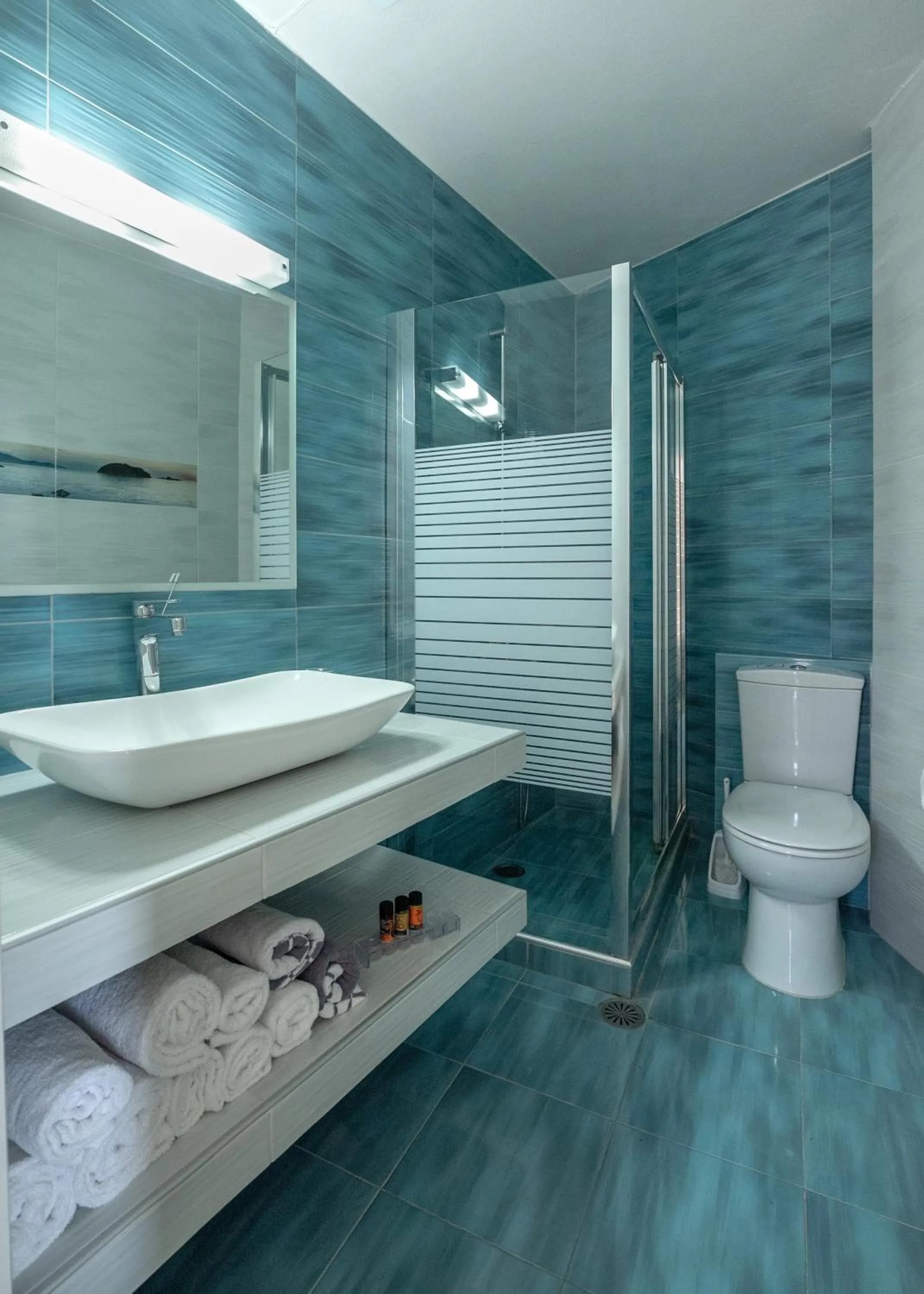 Shower in Georgia Vicky Studios & Apartments