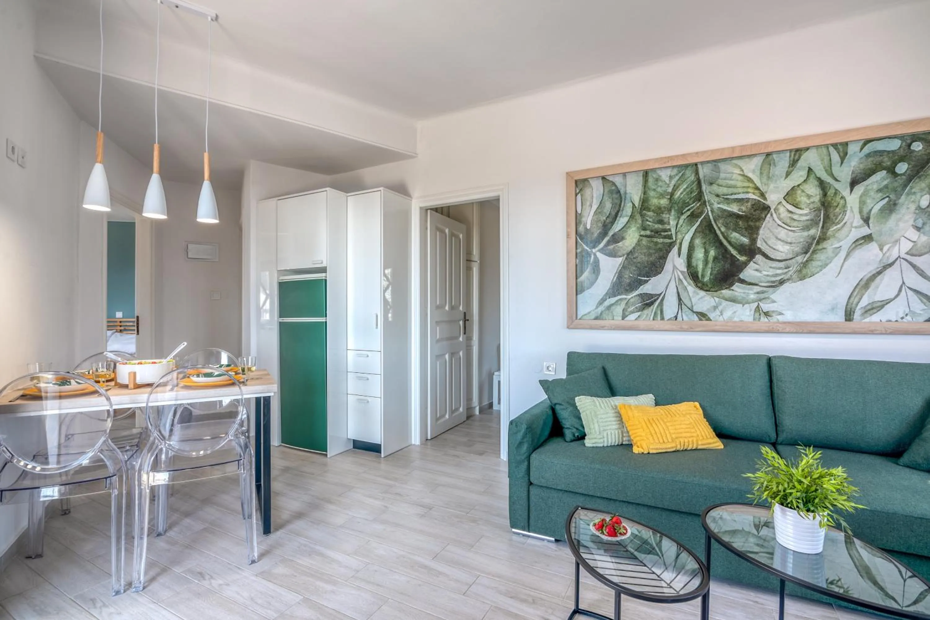 Seating area in Georgia Vicky Studios & Apartments