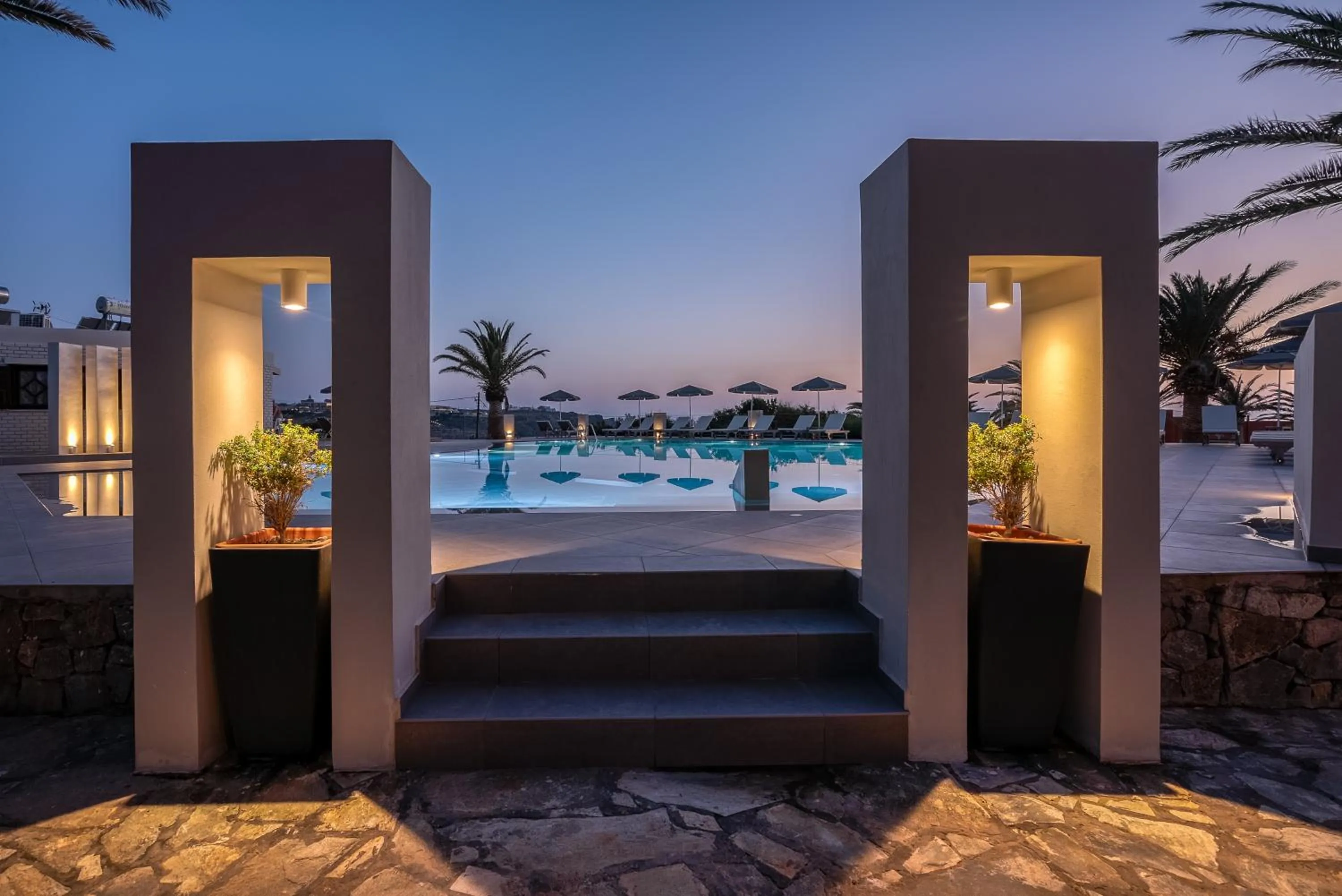 Swimming pool in Georgia Vicky Studios & Apartments