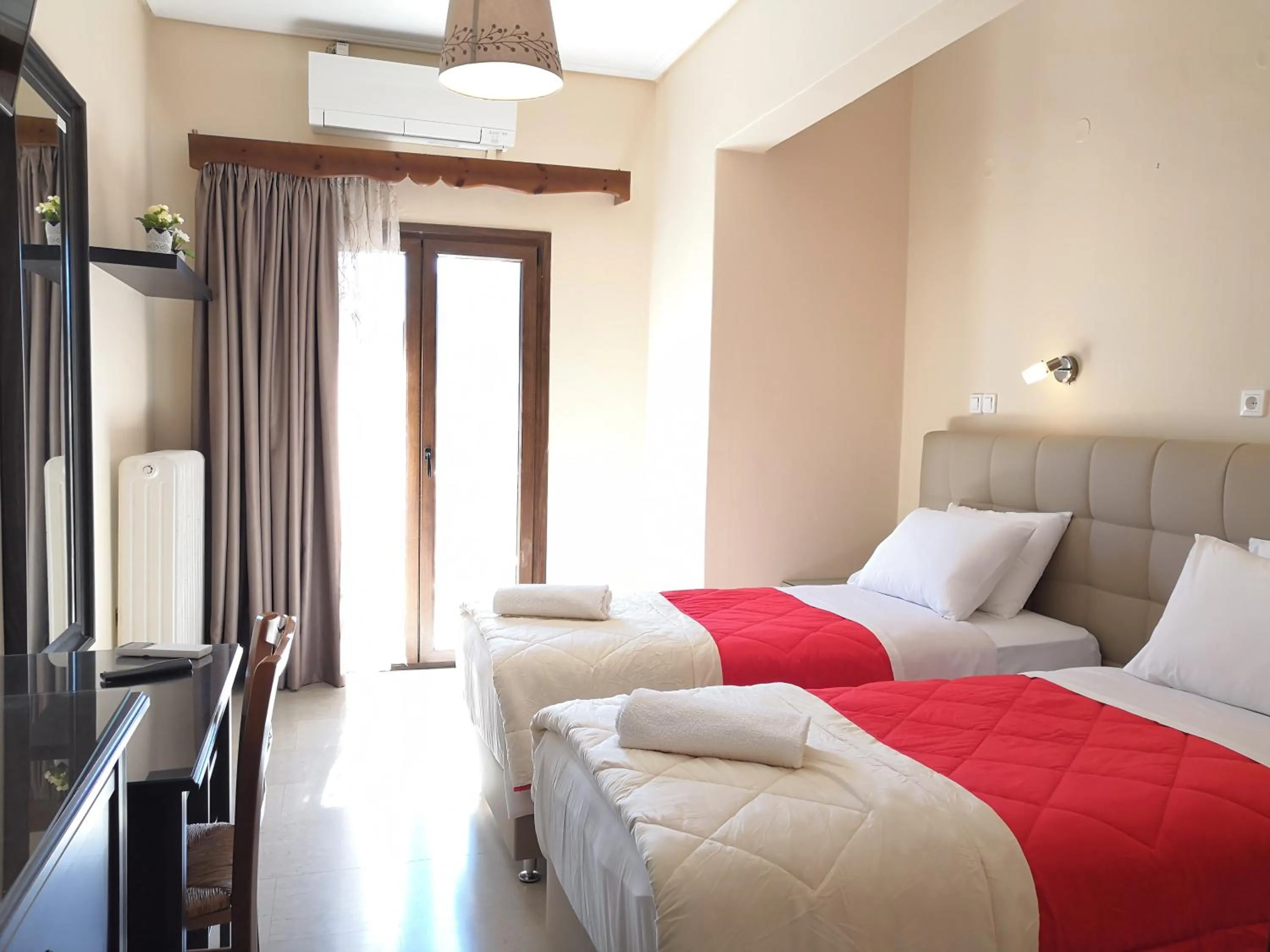 Twin Room Village View in Spartacus House