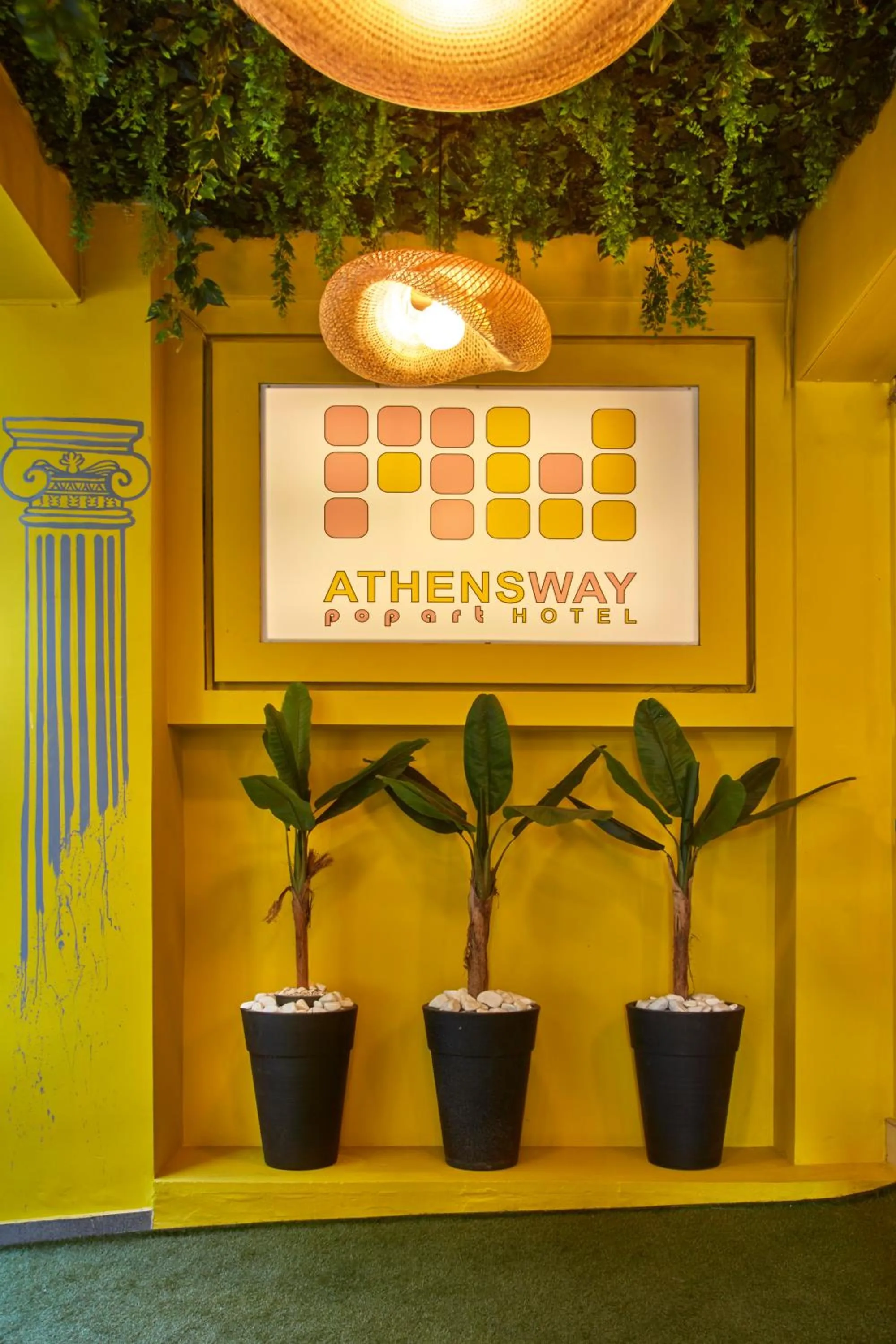 Property logo or sign in Athens Way Pop Art Hotel