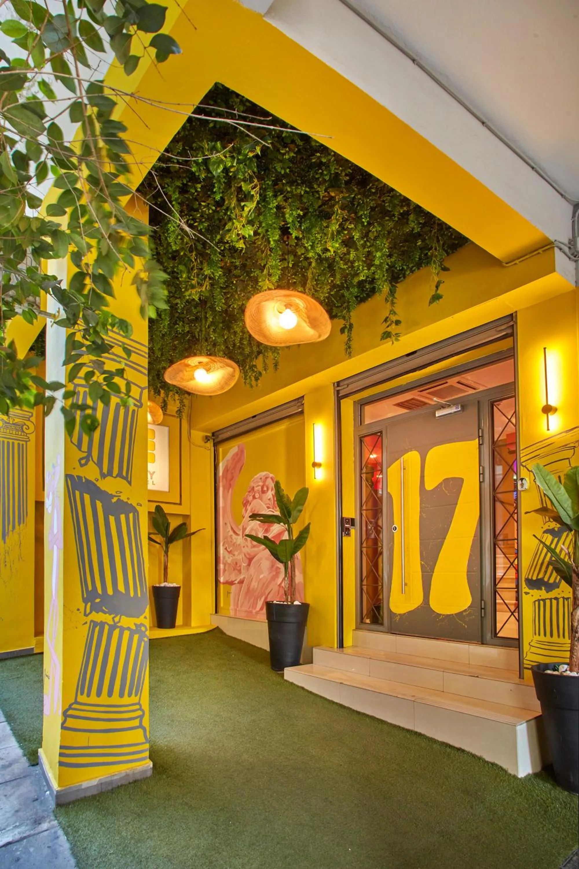 Facade/entrance in Athens Way Pop Art Hotel