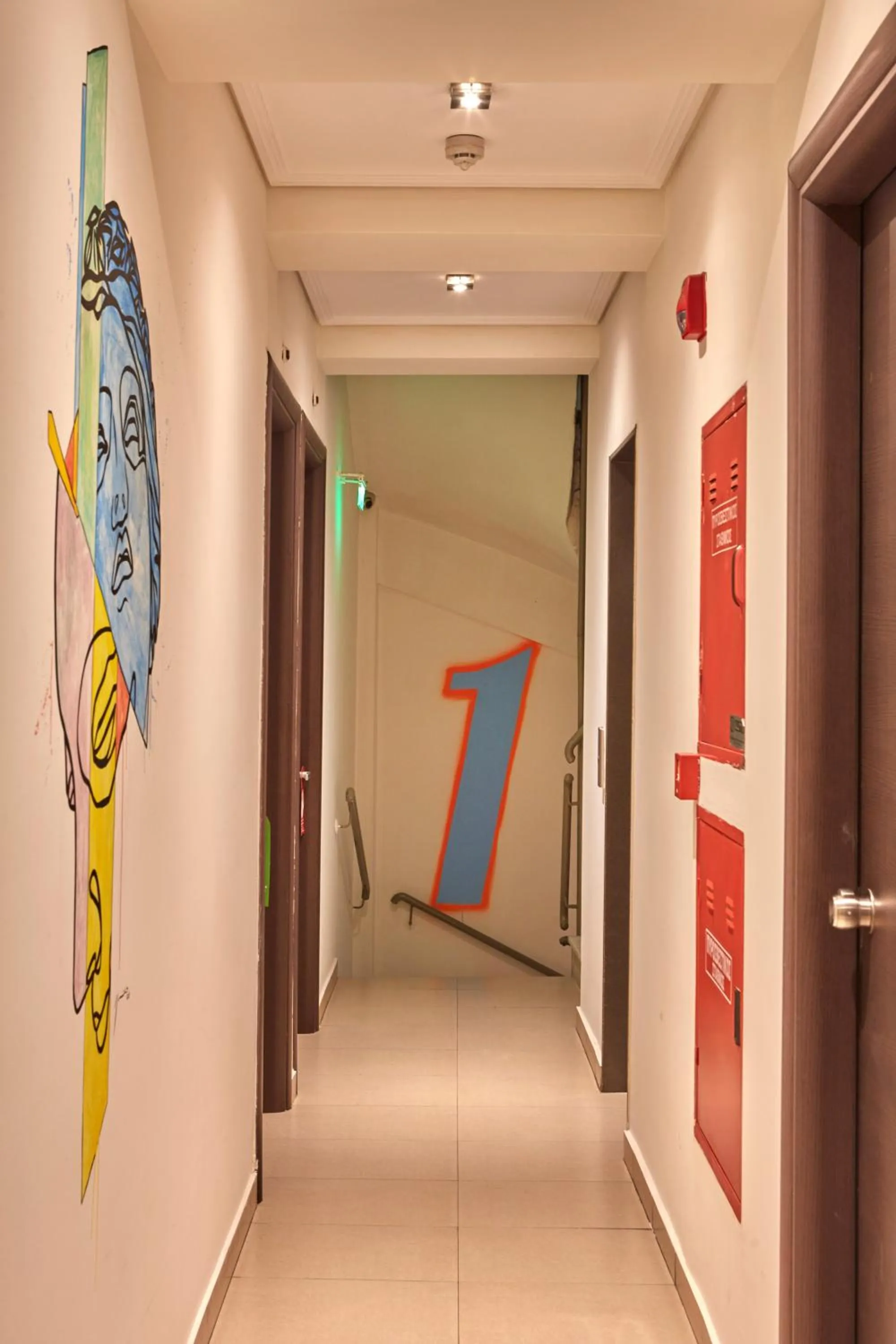 Decorative detail in Athens Way Pop Art Hotel