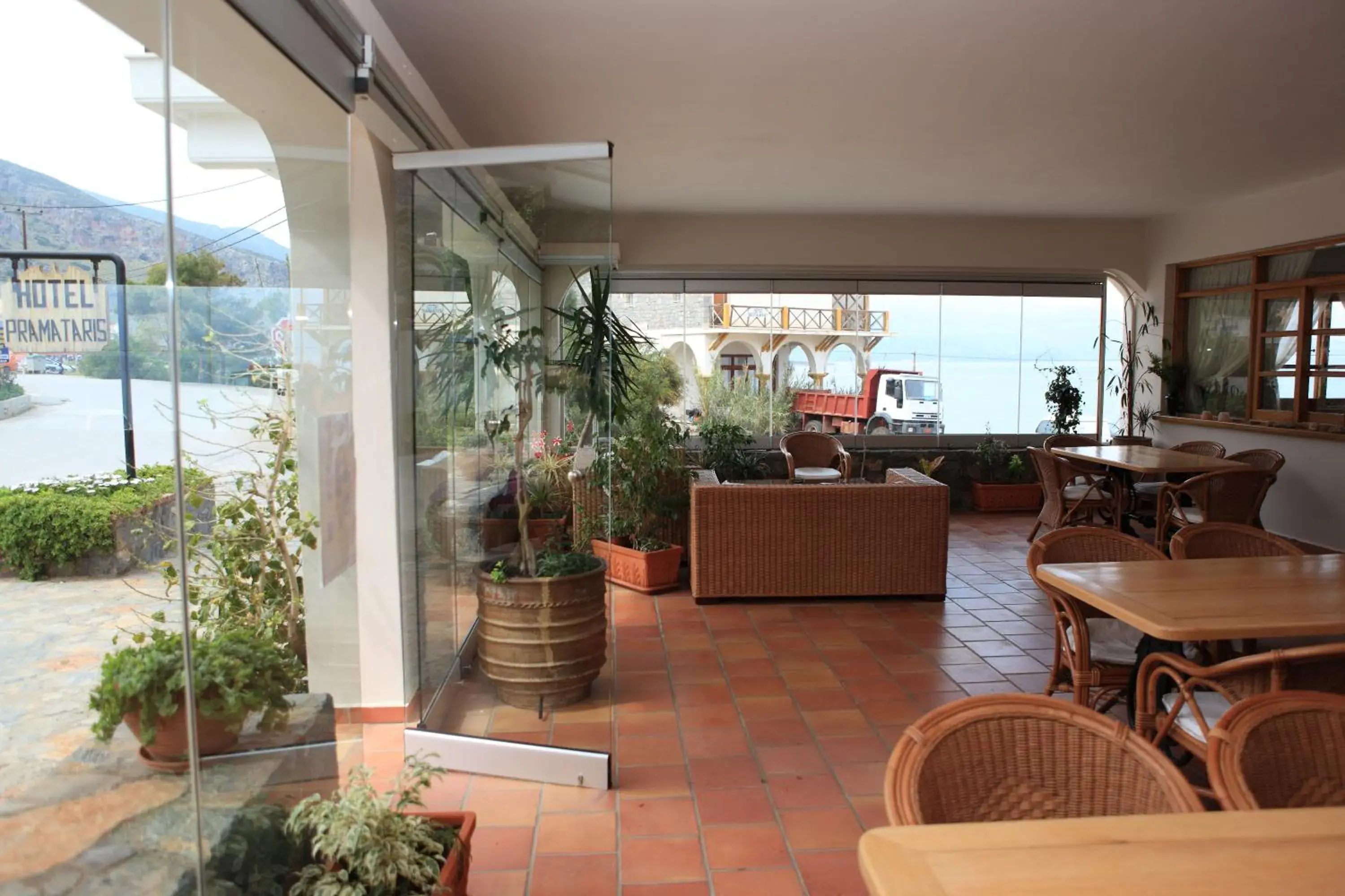 Lobby or reception in Pramataris Lobby or reception in Pramataris