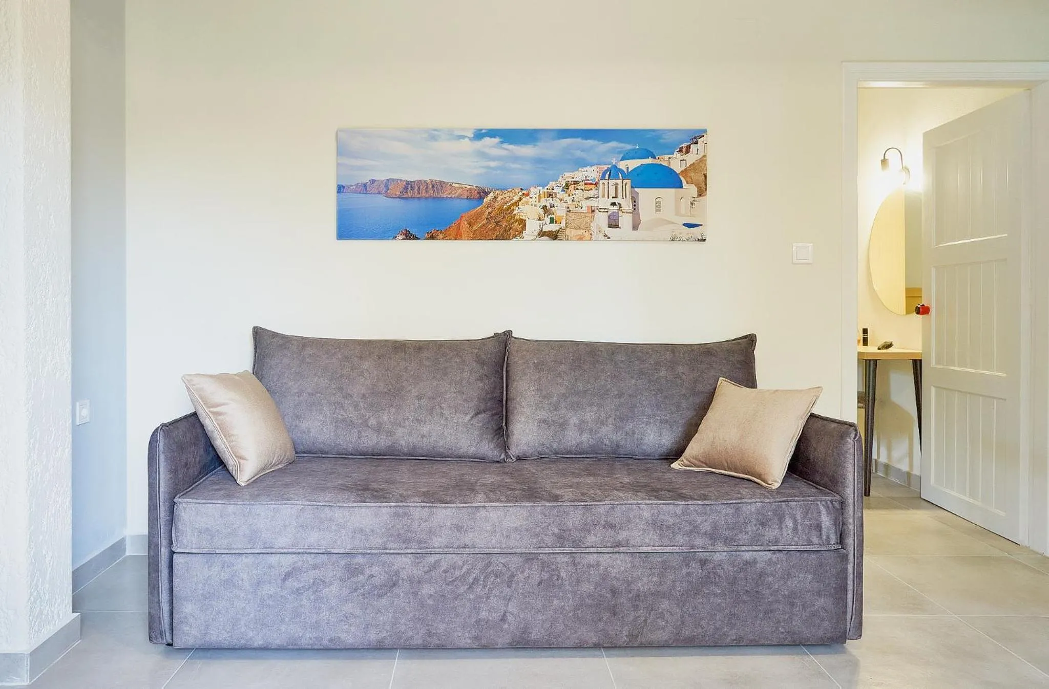 Living room in Sergiani Garden Hotel Apartments