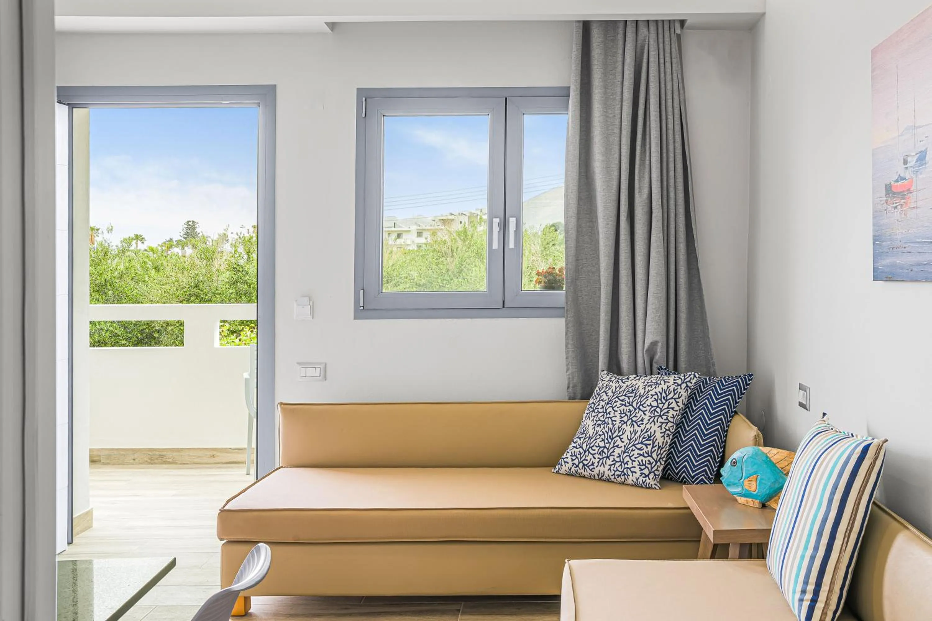 Living room in Sergiani Garden Hotel Apartments