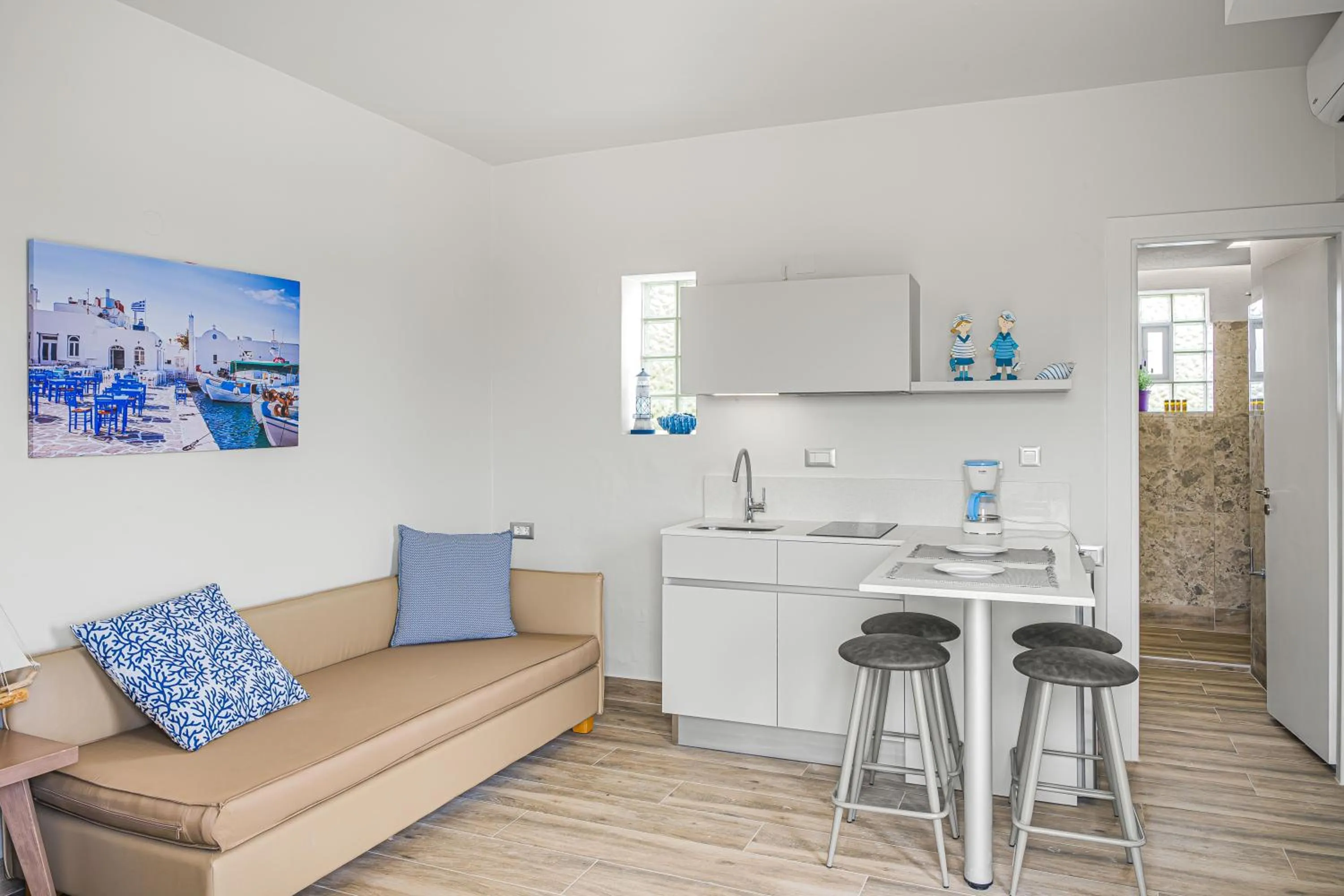 Living room in Sergiani Garden Hotel Apartments