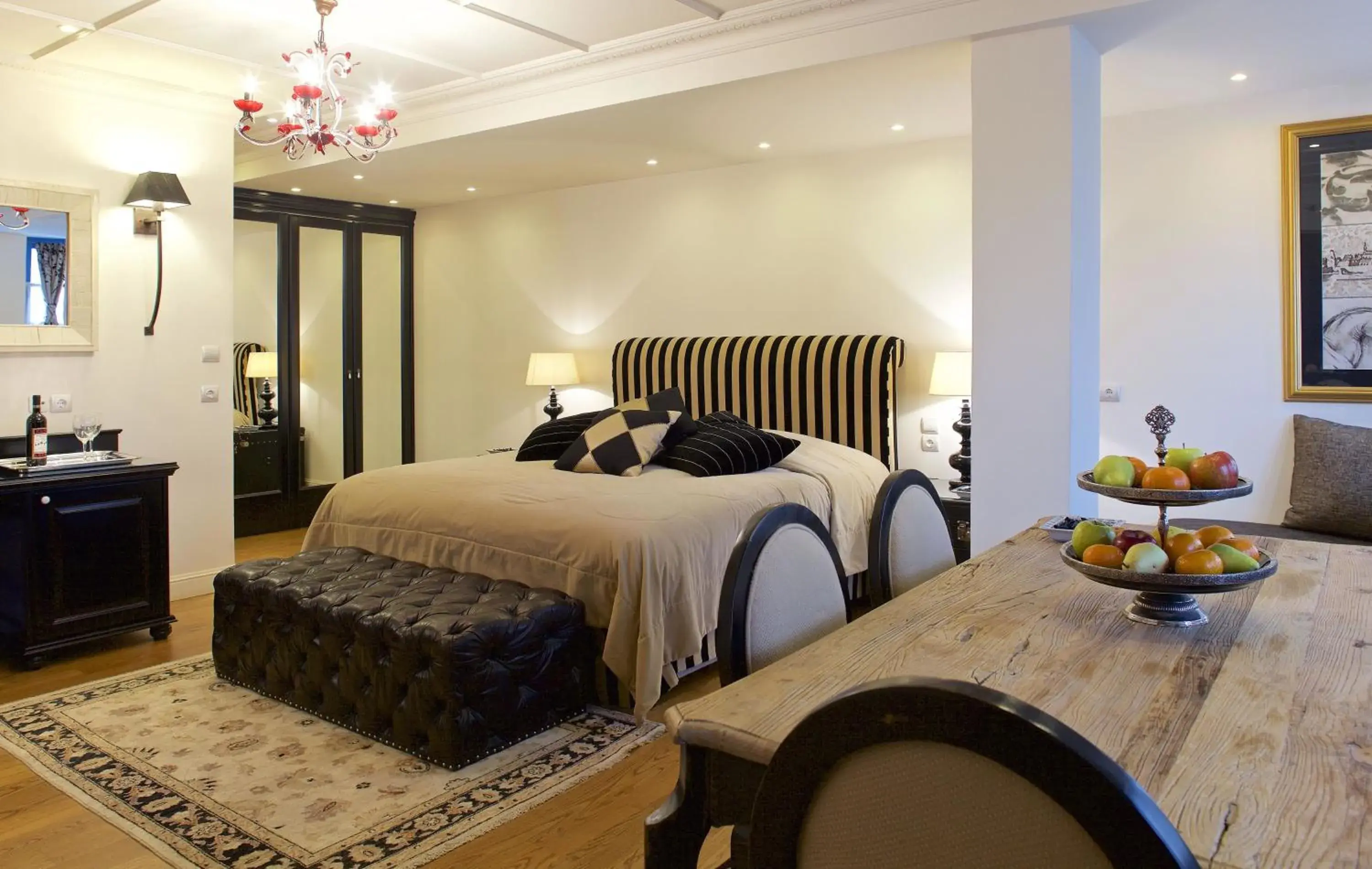 Bed in Zagori Suites Luxury Residences Bed in Zagori Suites Luxury Residences